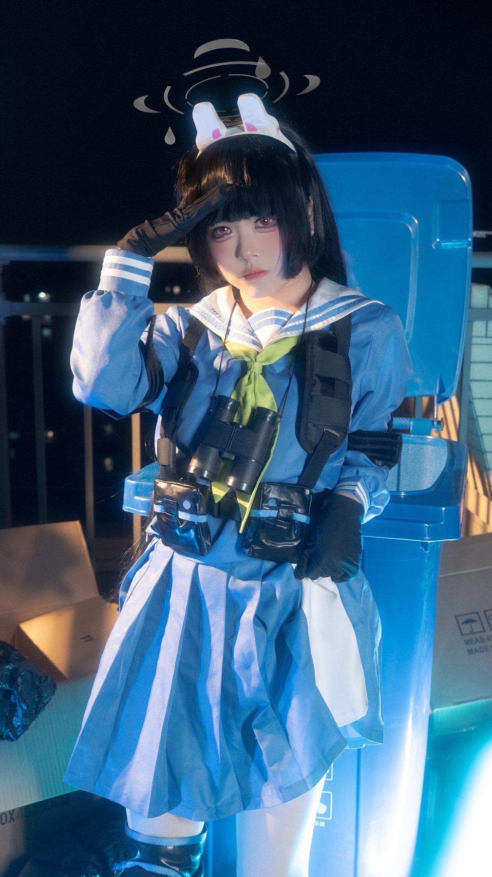 渡久山 蔚蓝档案 霞泽美游 COS写真
