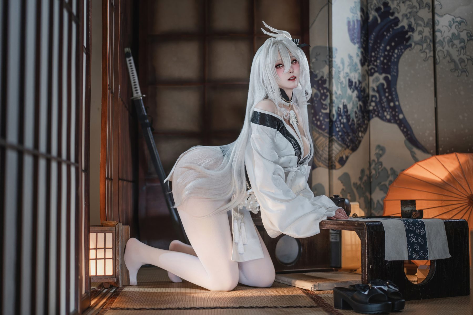 Natsuko夏夏子 白凤和服 碧蓝航线 COS写真