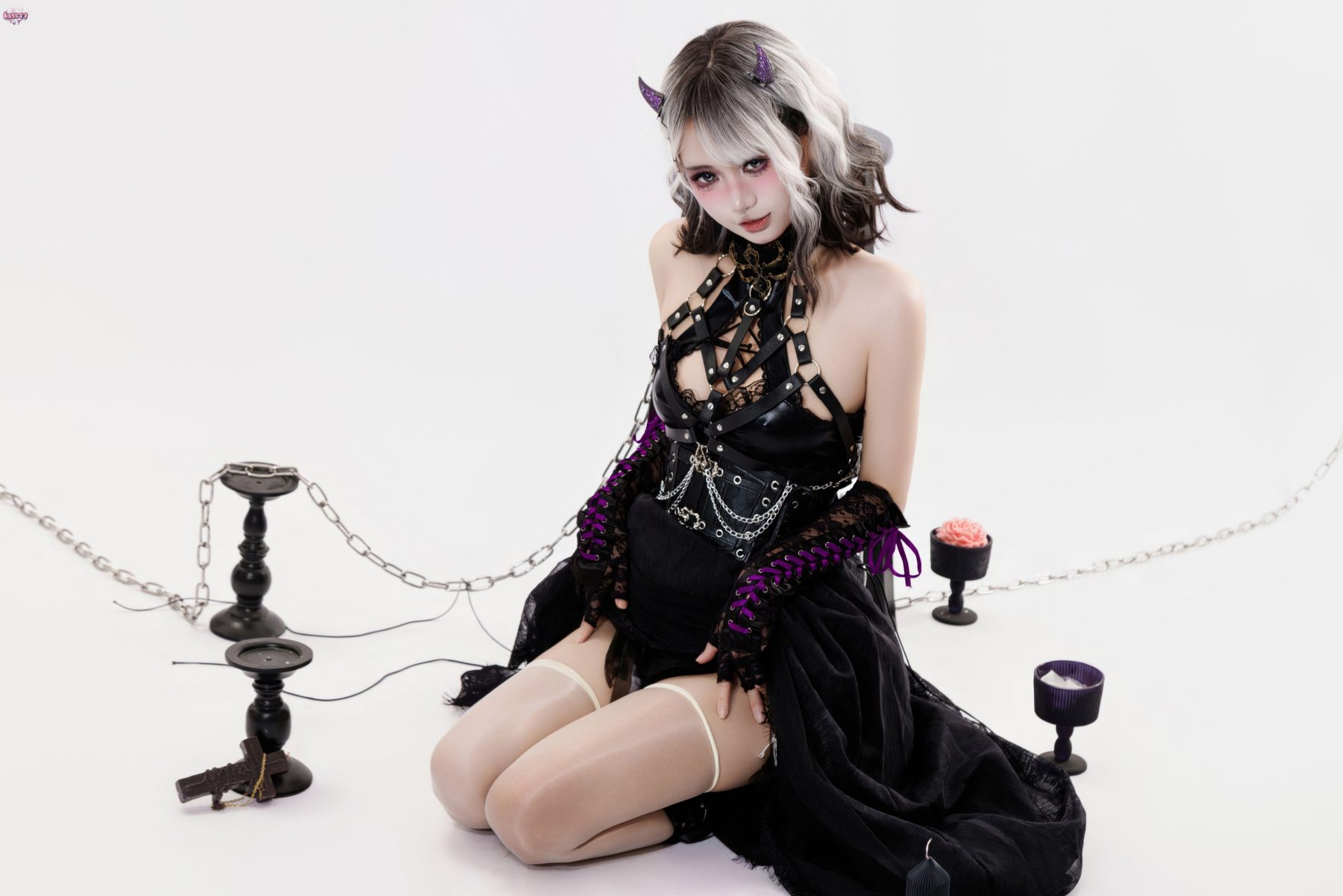 柒柒不可爱 魔女盛宴 COS写真