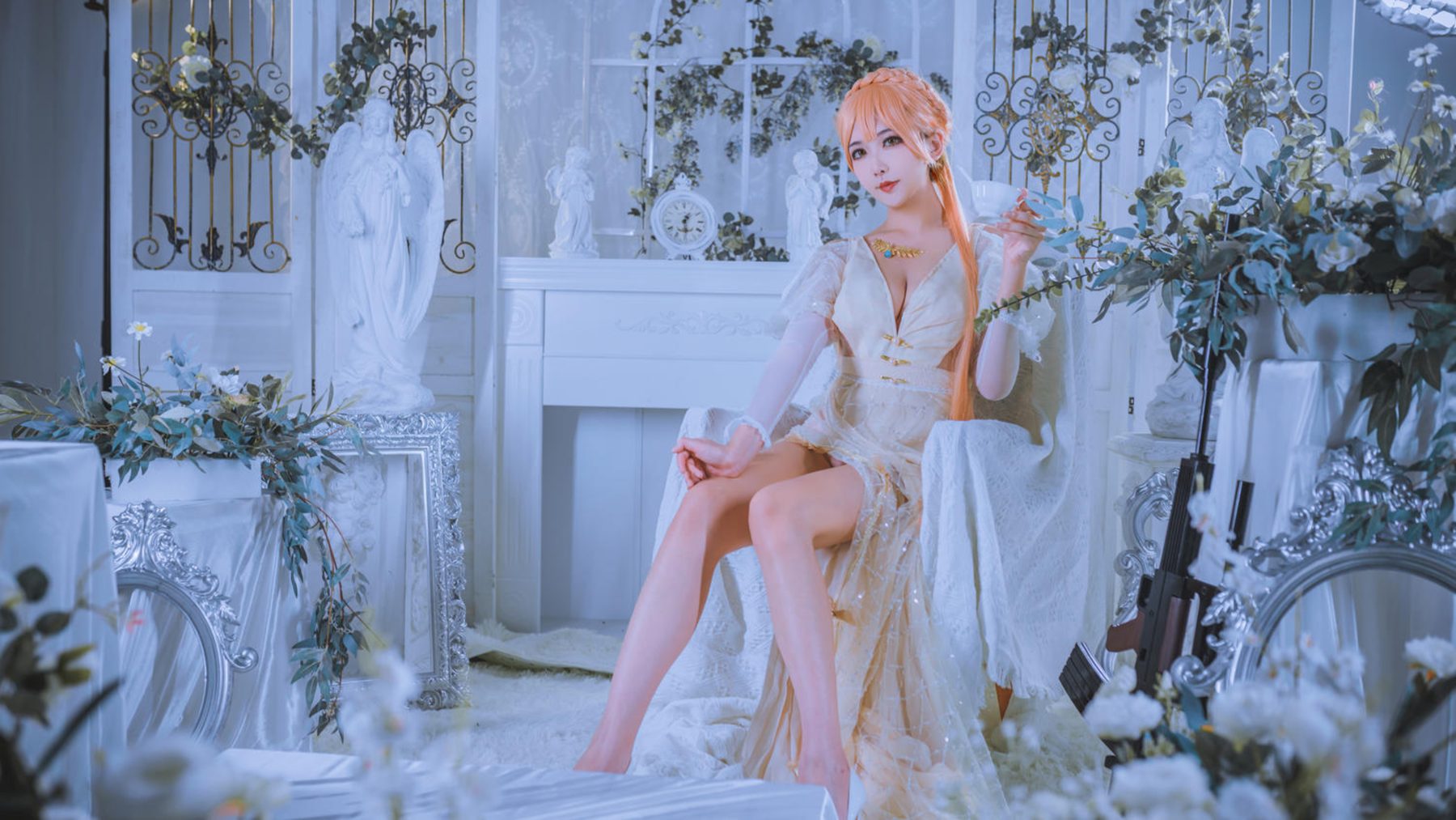 源纱希喵喵喵 OTs-14 花嫁 COS写真