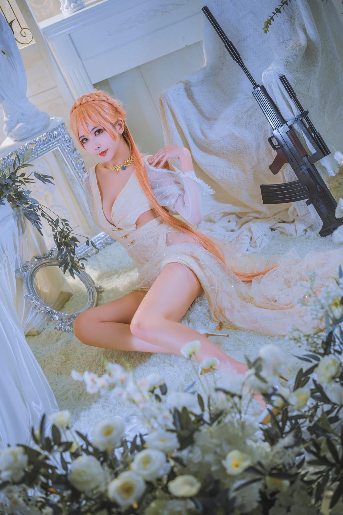 源纱希喵喵喵 OTs-14 花嫁 COS写真