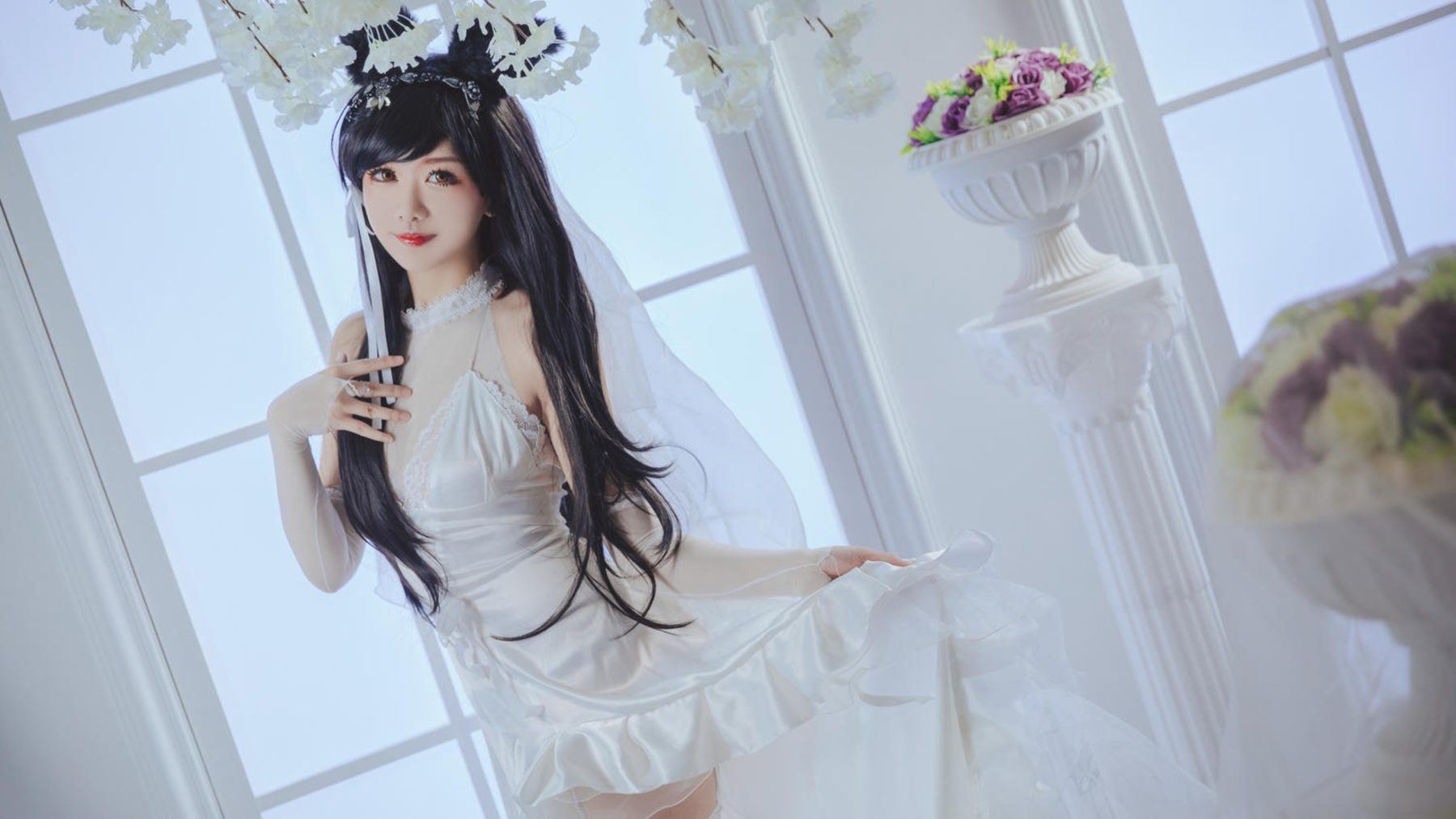 源纱希喵喵喵 爱宕花嫁 COS写真