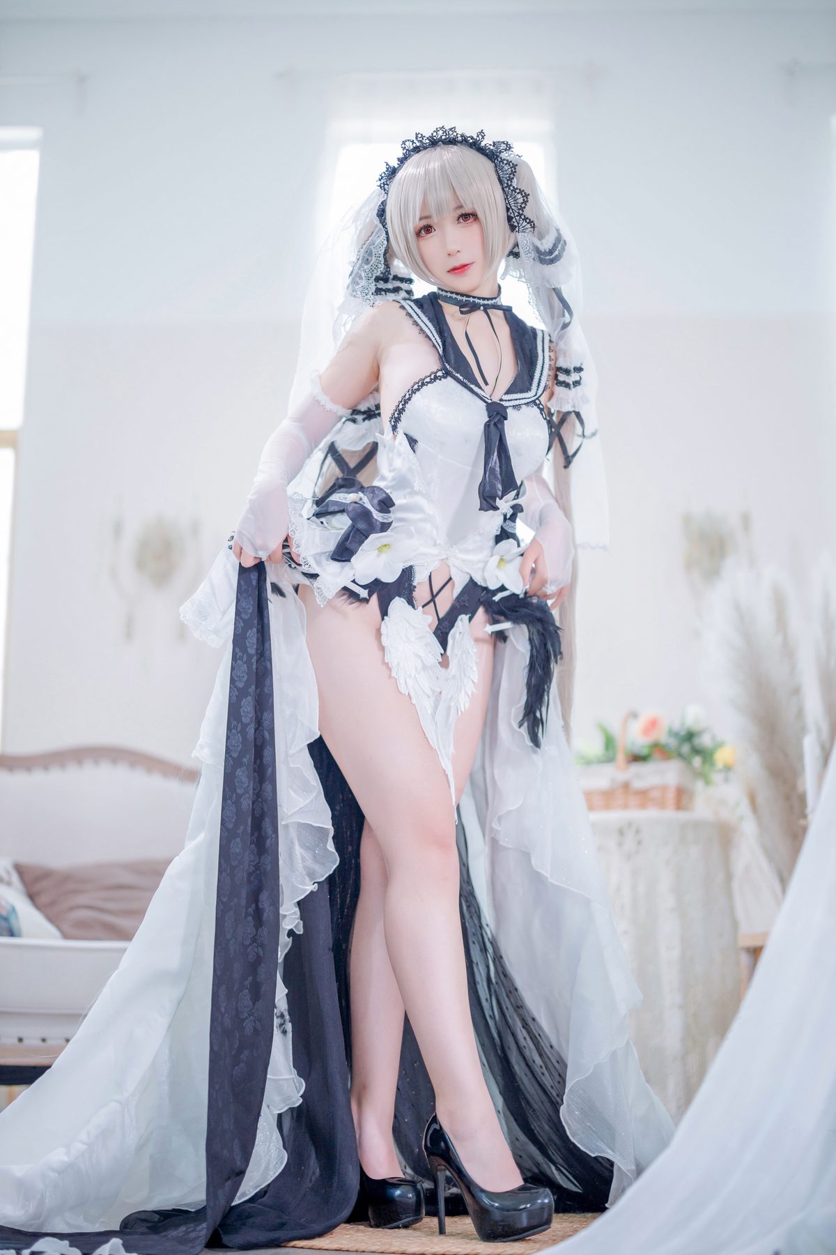 樱落酱w 碧蓝航线 可畏 礼服 COS写真