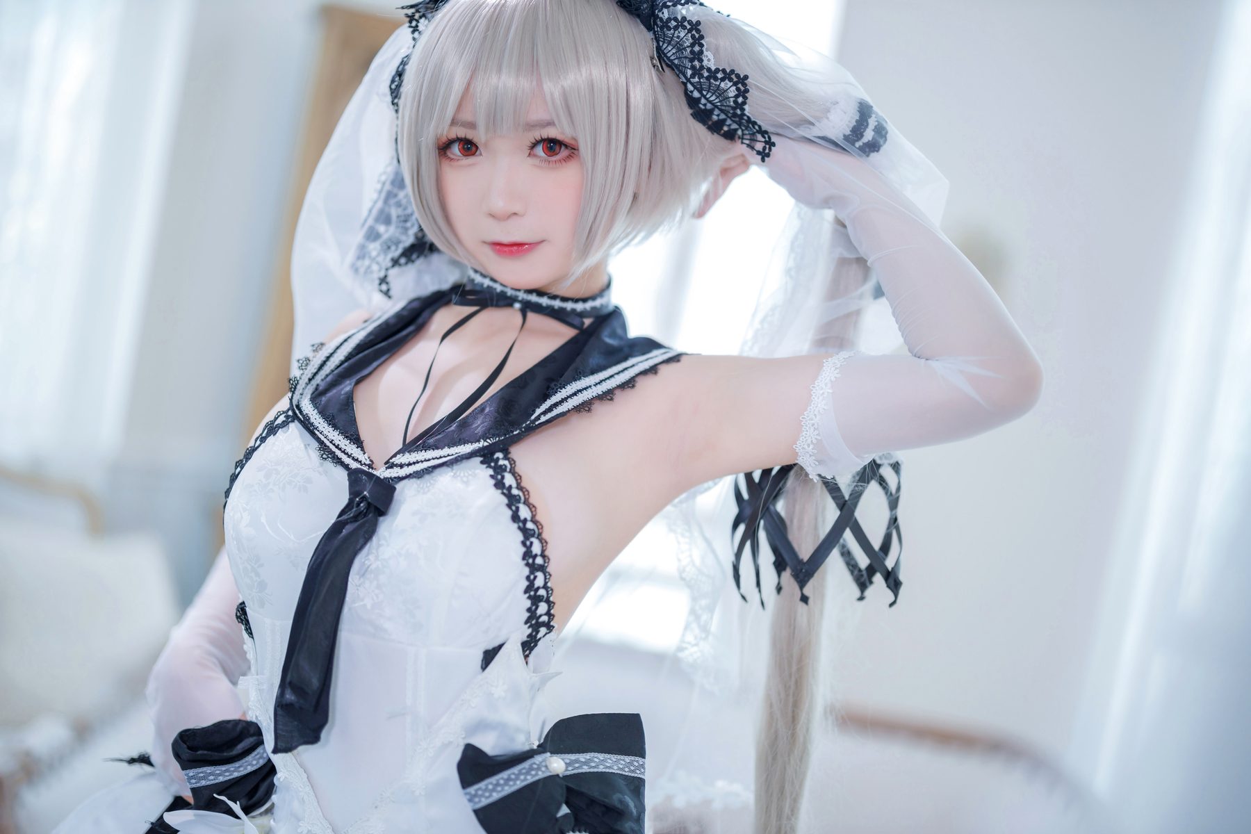 樱落酱w cosplay写真_碧蓝航线可畏礼服合集 | 樱落酱w COS可畏礼服全套图包 [20P-208MB]