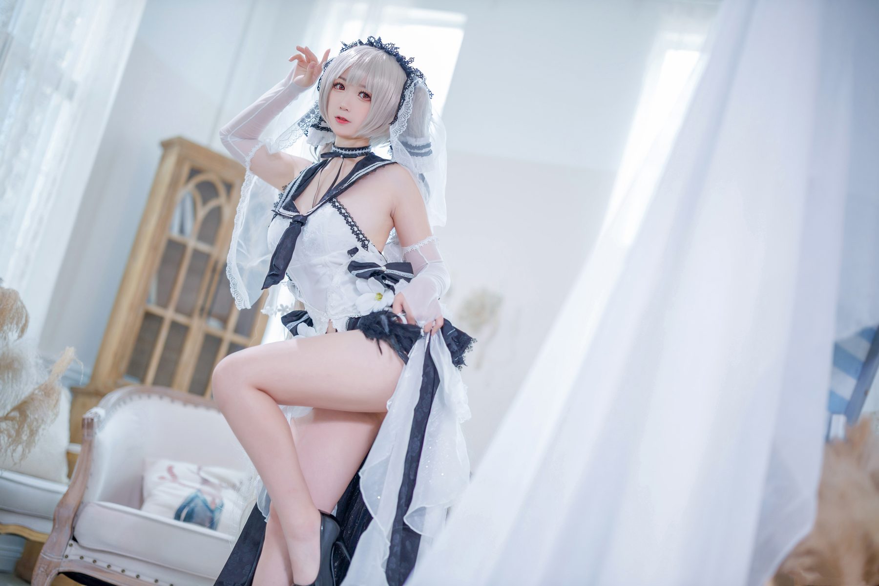 樱落酱w 碧蓝航线 可畏 礼服 COS写真
