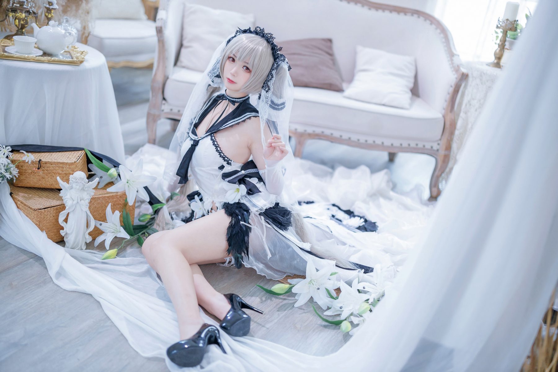 樱落酱w 碧蓝航线 可畏 礼服 COS写真
