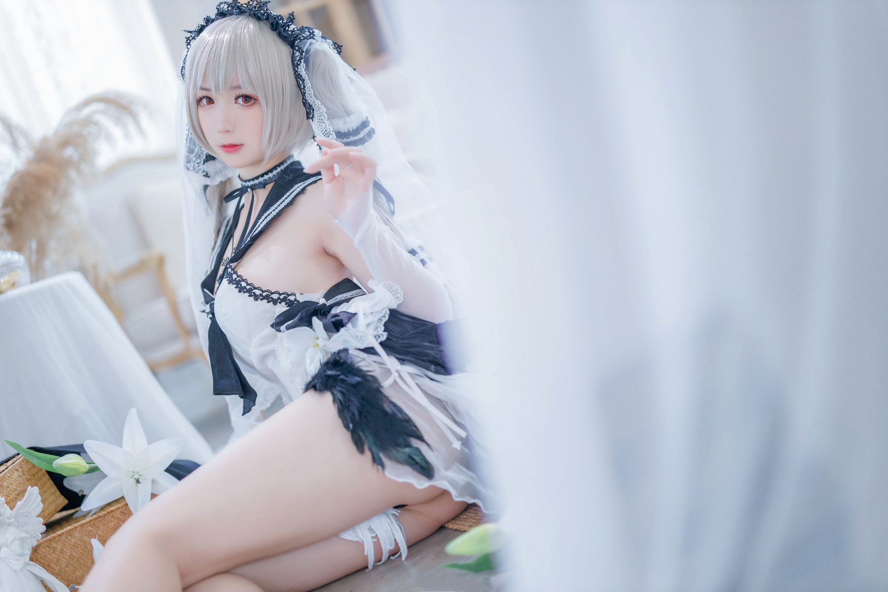 樱落酱w 碧蓝航线 可畏 礼服 COS写真