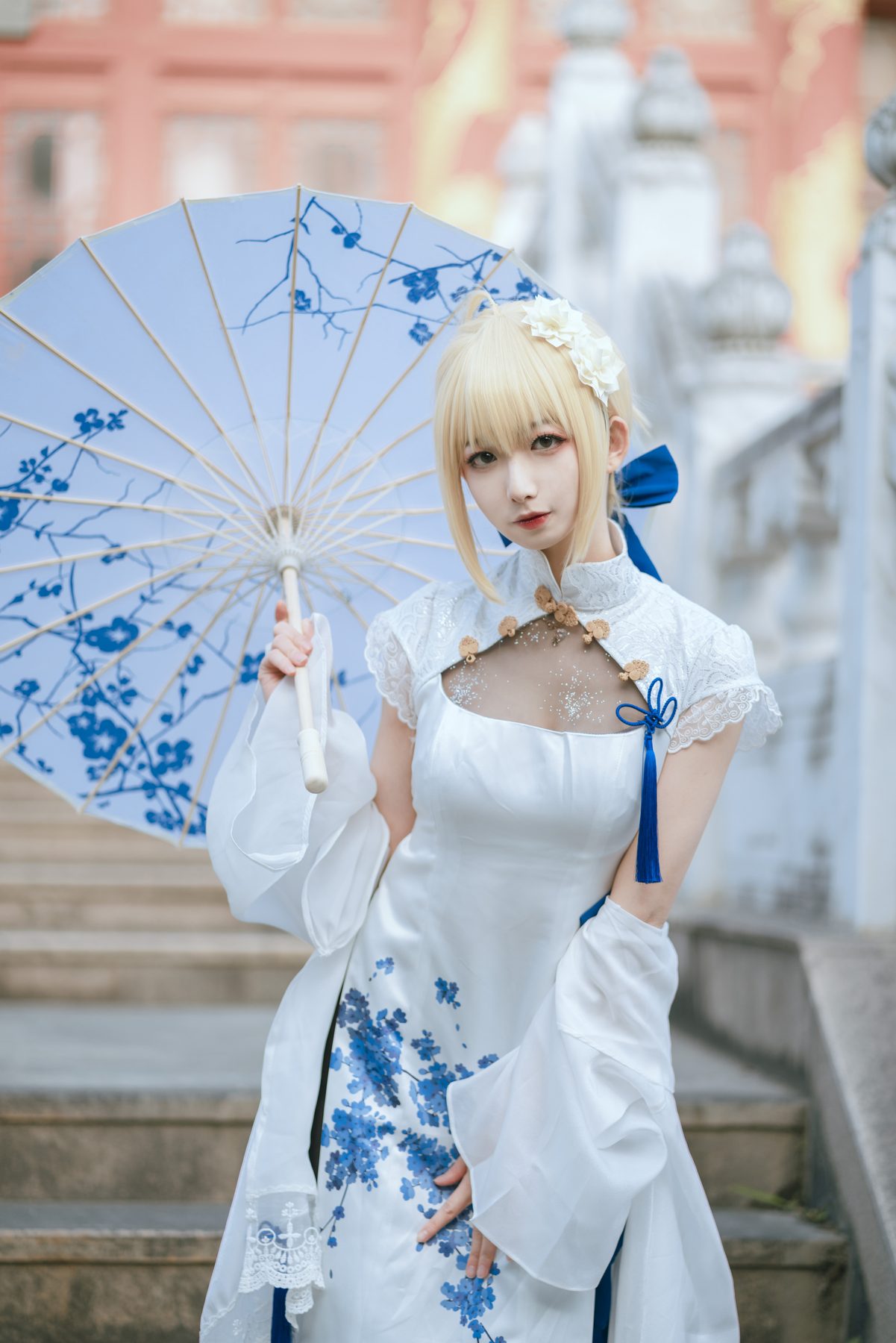 封疆疆v saber 旗袍 COS写真
