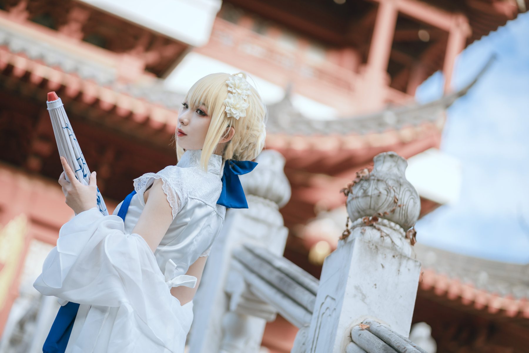 封疆疆v saber 旗袍 COS写真
