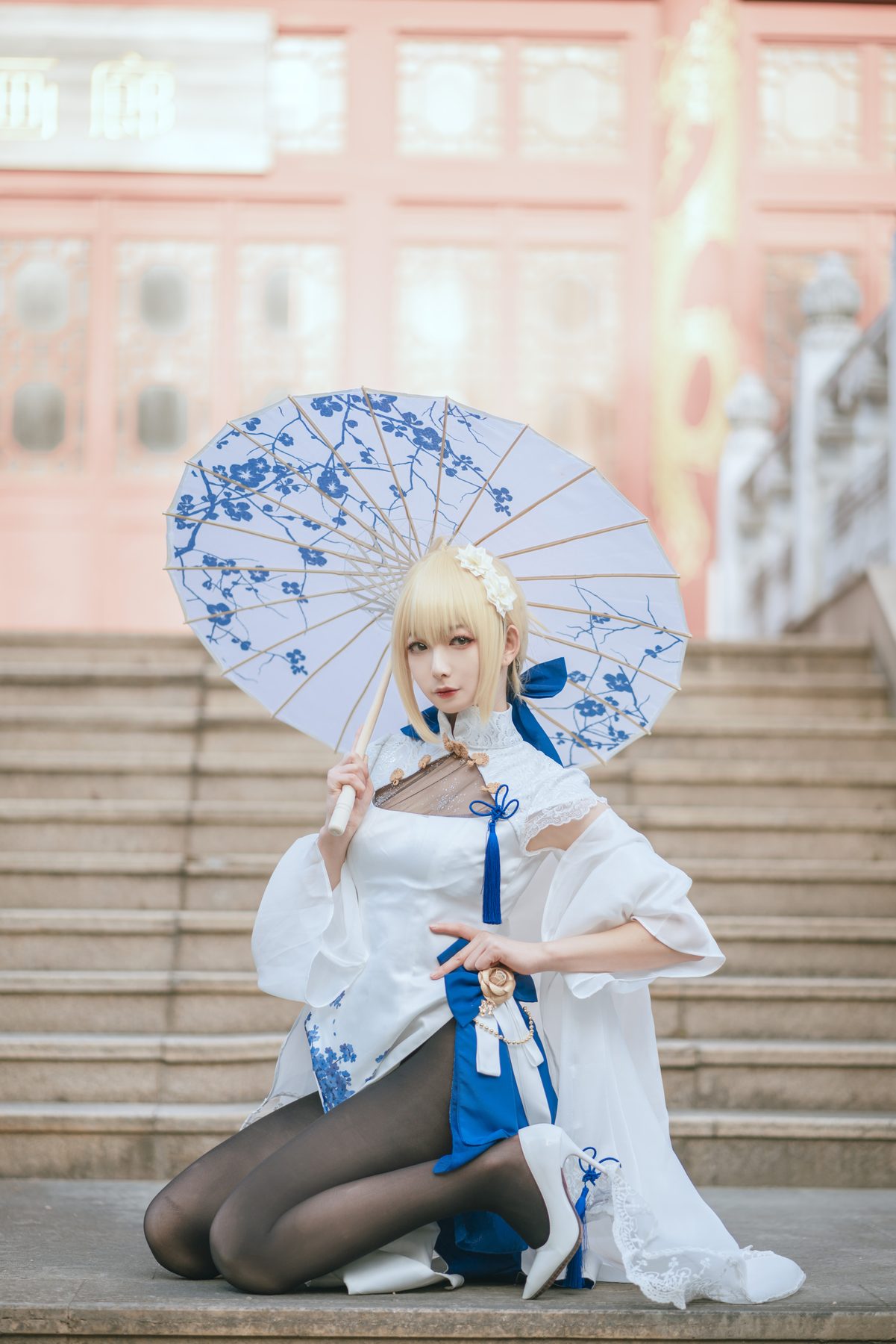 封疆疆v saber 旗袍 COS写真