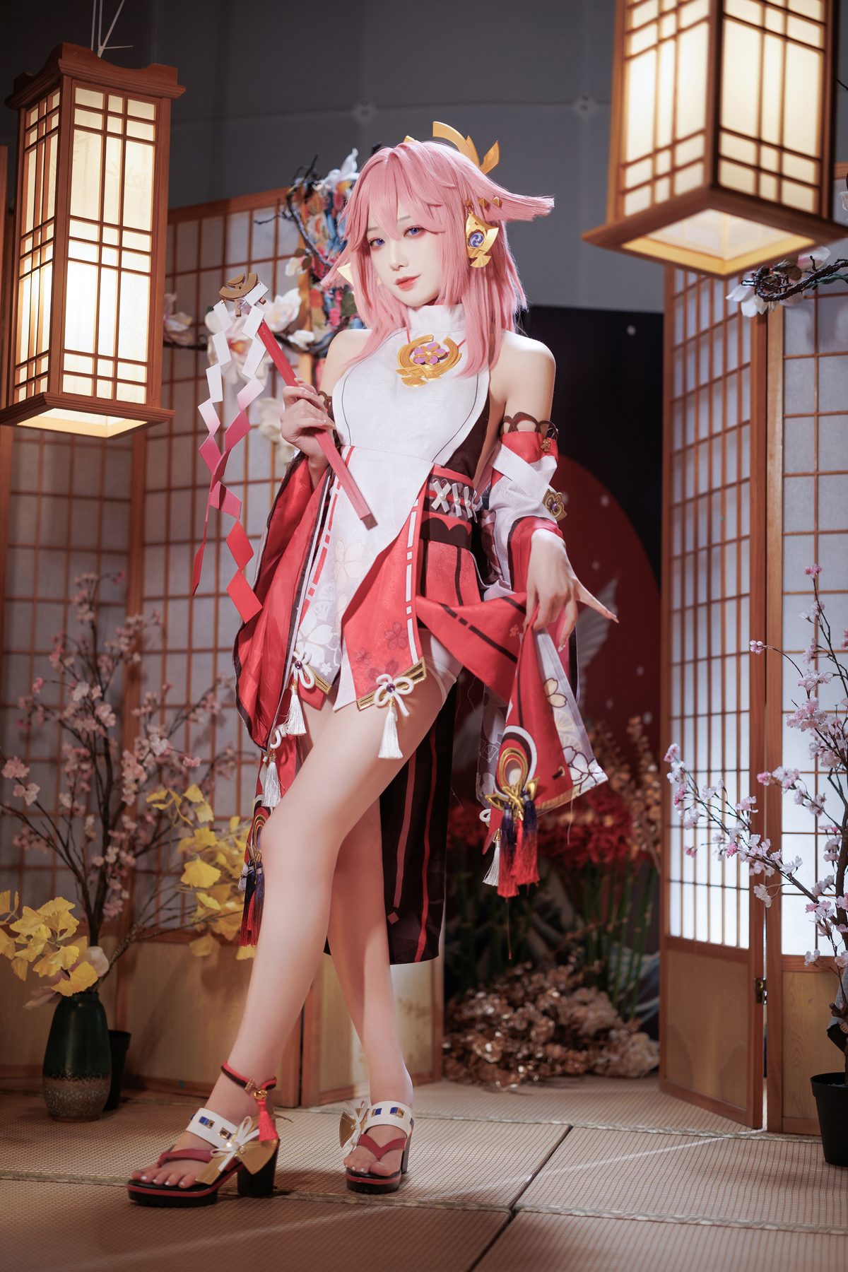 封疆疆v 八重神子公式ver COS写真
