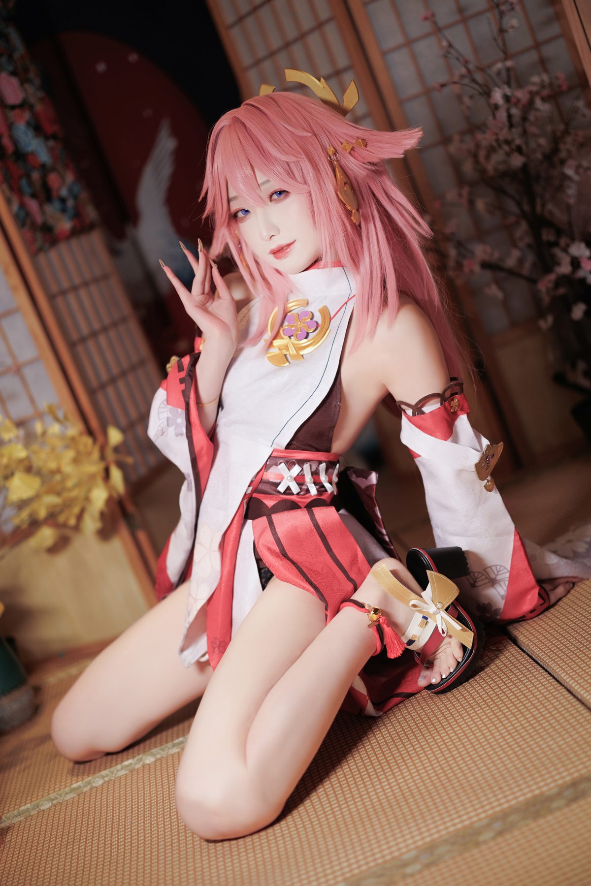 封疆疆v 八重神子公式ver COS写真
