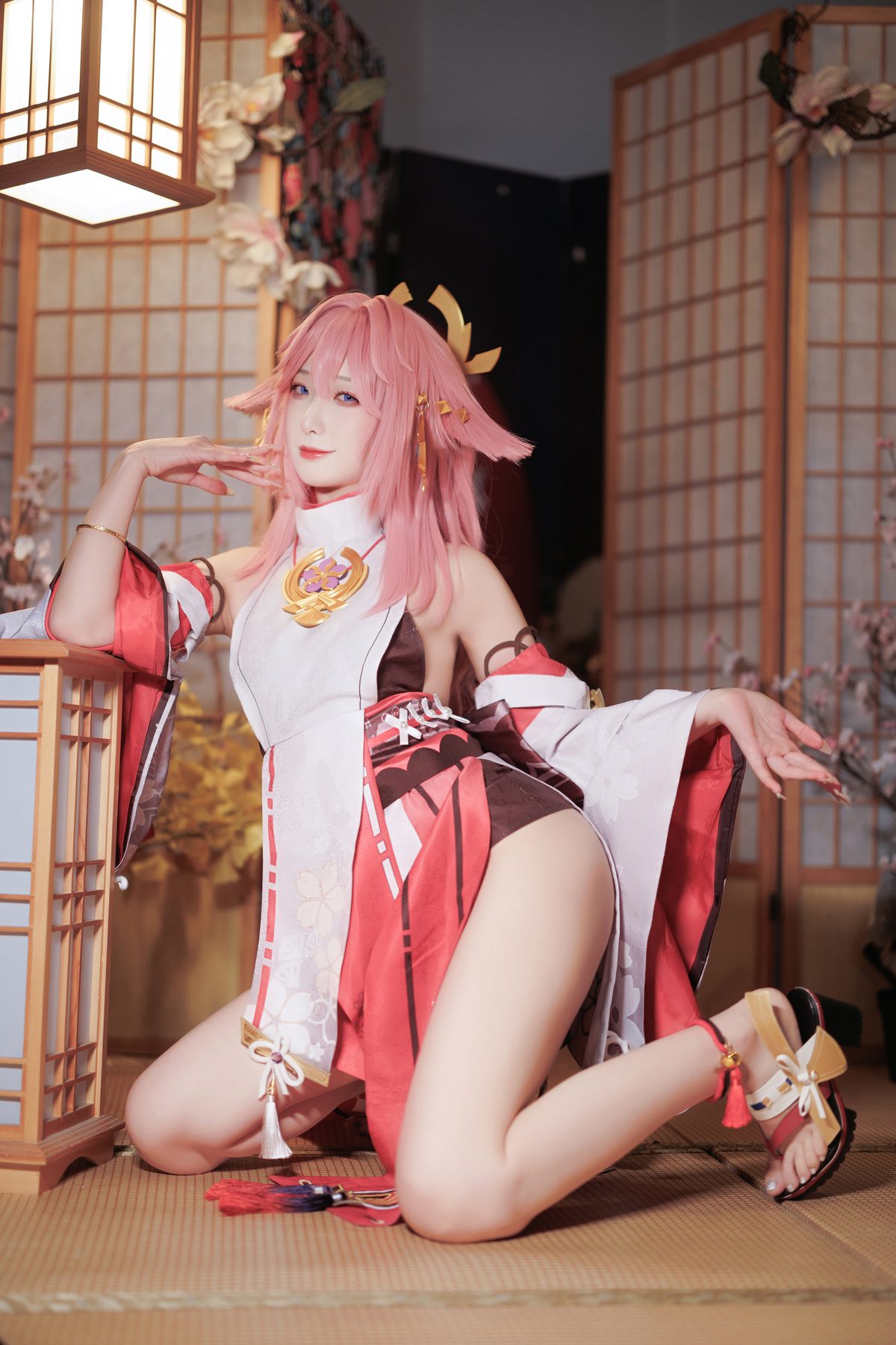 封疆疆v 八重神子公式ver COS写真