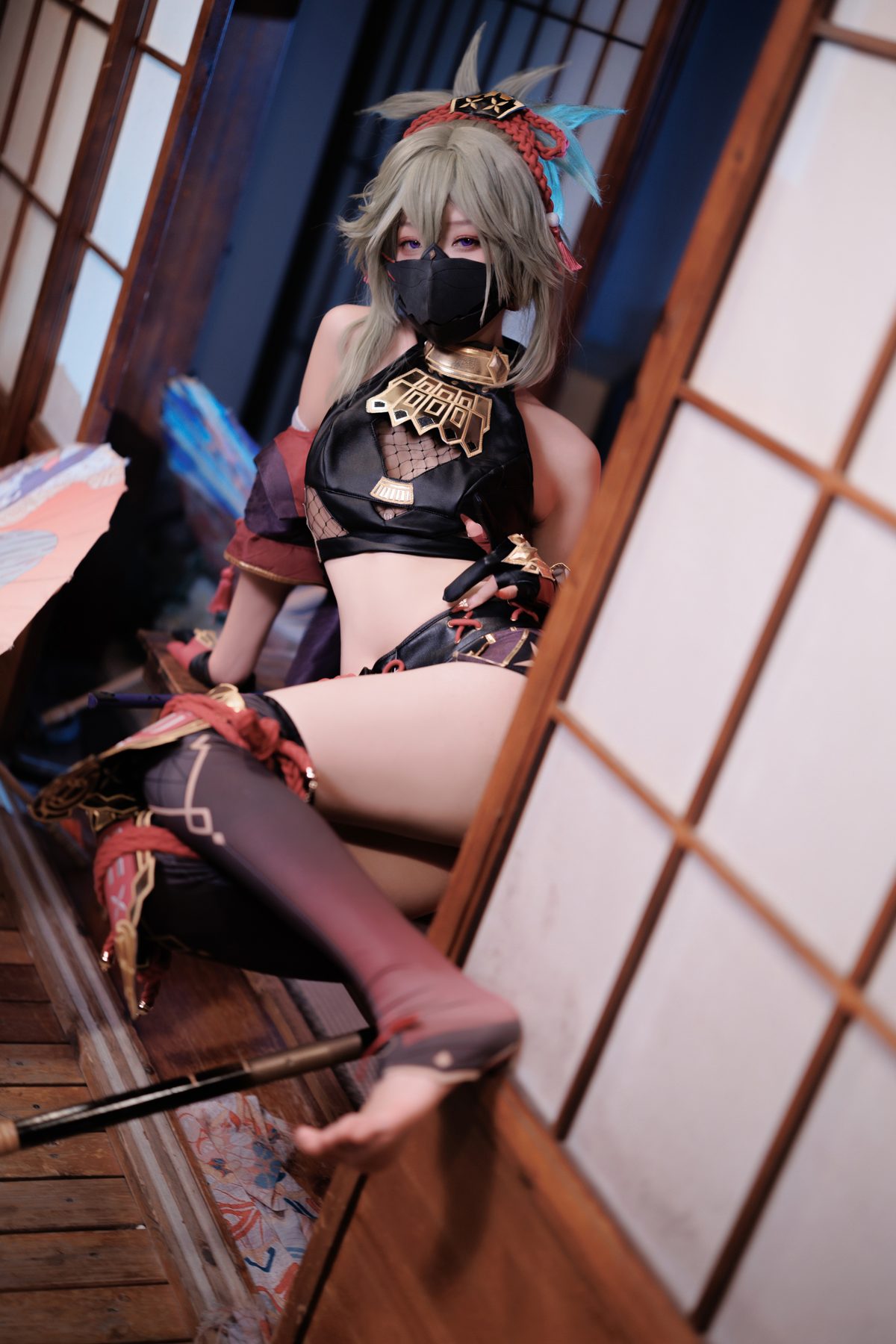 封疆疆v cosplay写真_原神久岐忍合集 | 封疆疆v COS久岐忍全套图包 [26P-185M]