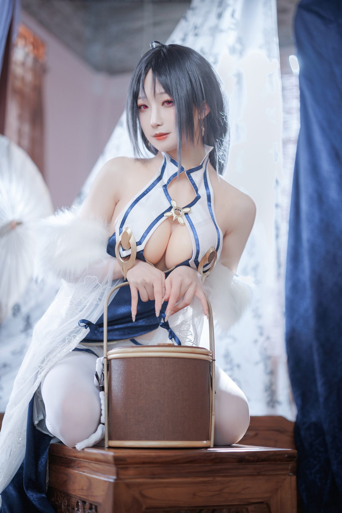 封疆疆v 定安旗袍 COS写真