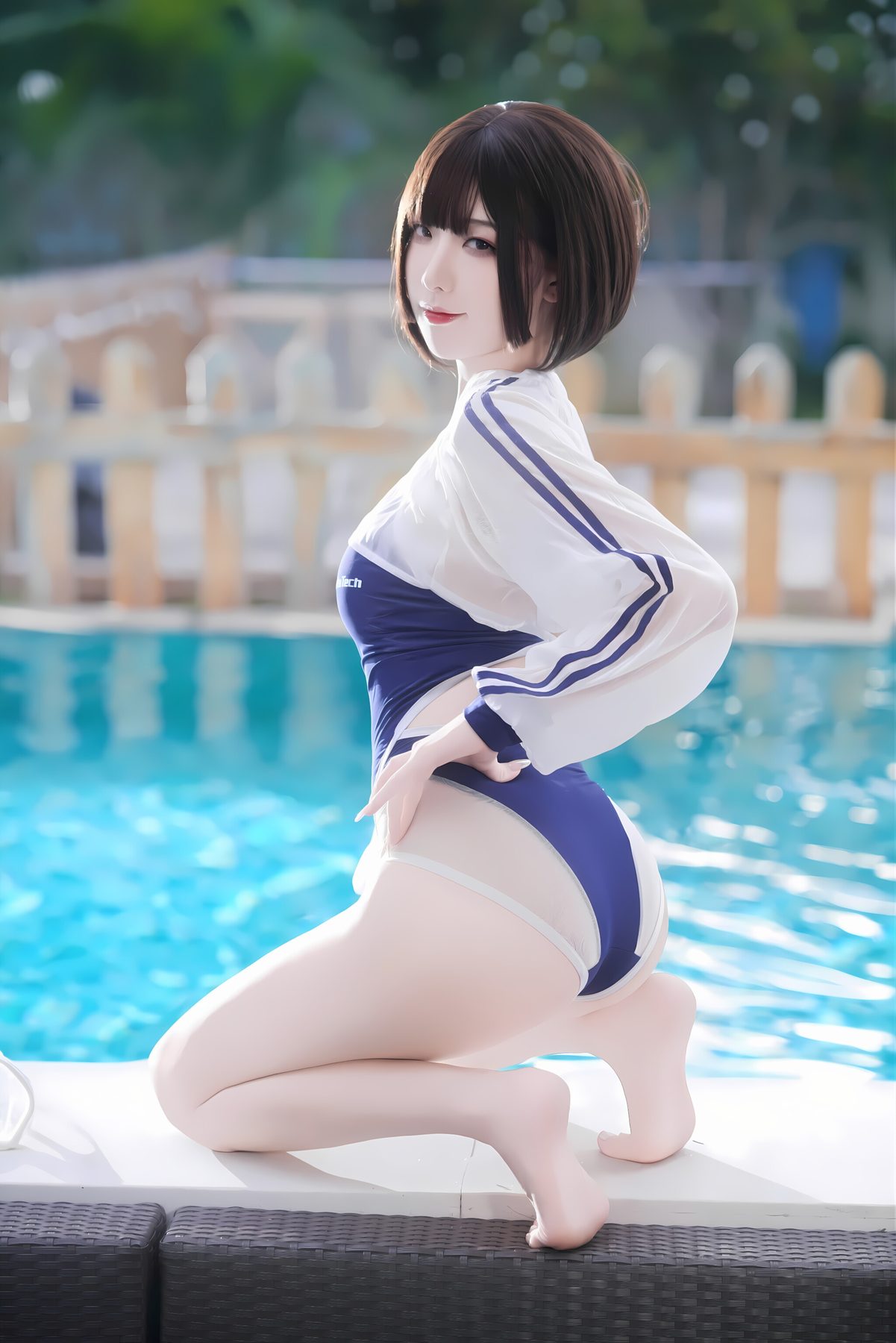封疆疆v 小海月 竞泳 COS写真