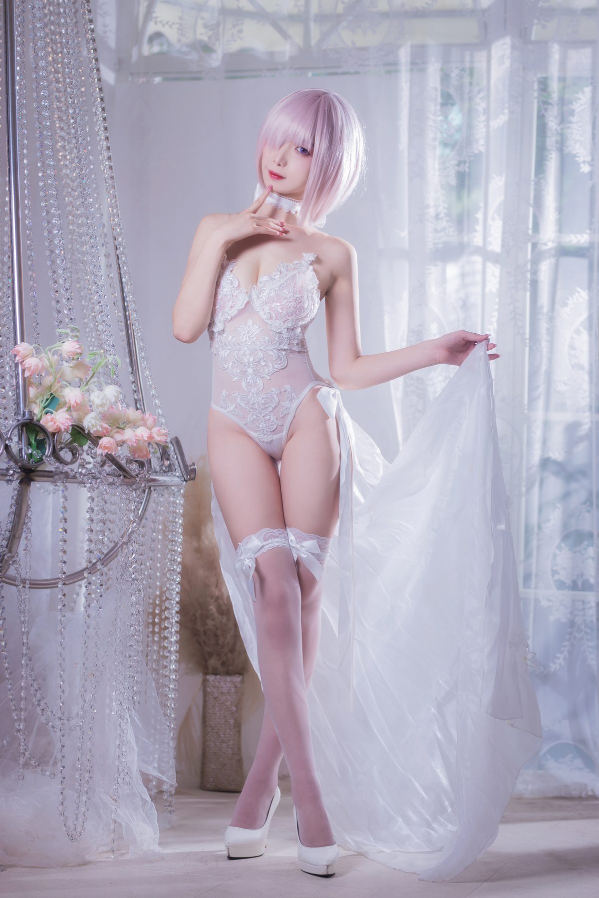 封疆疆v 玛修婚纱 COS写真