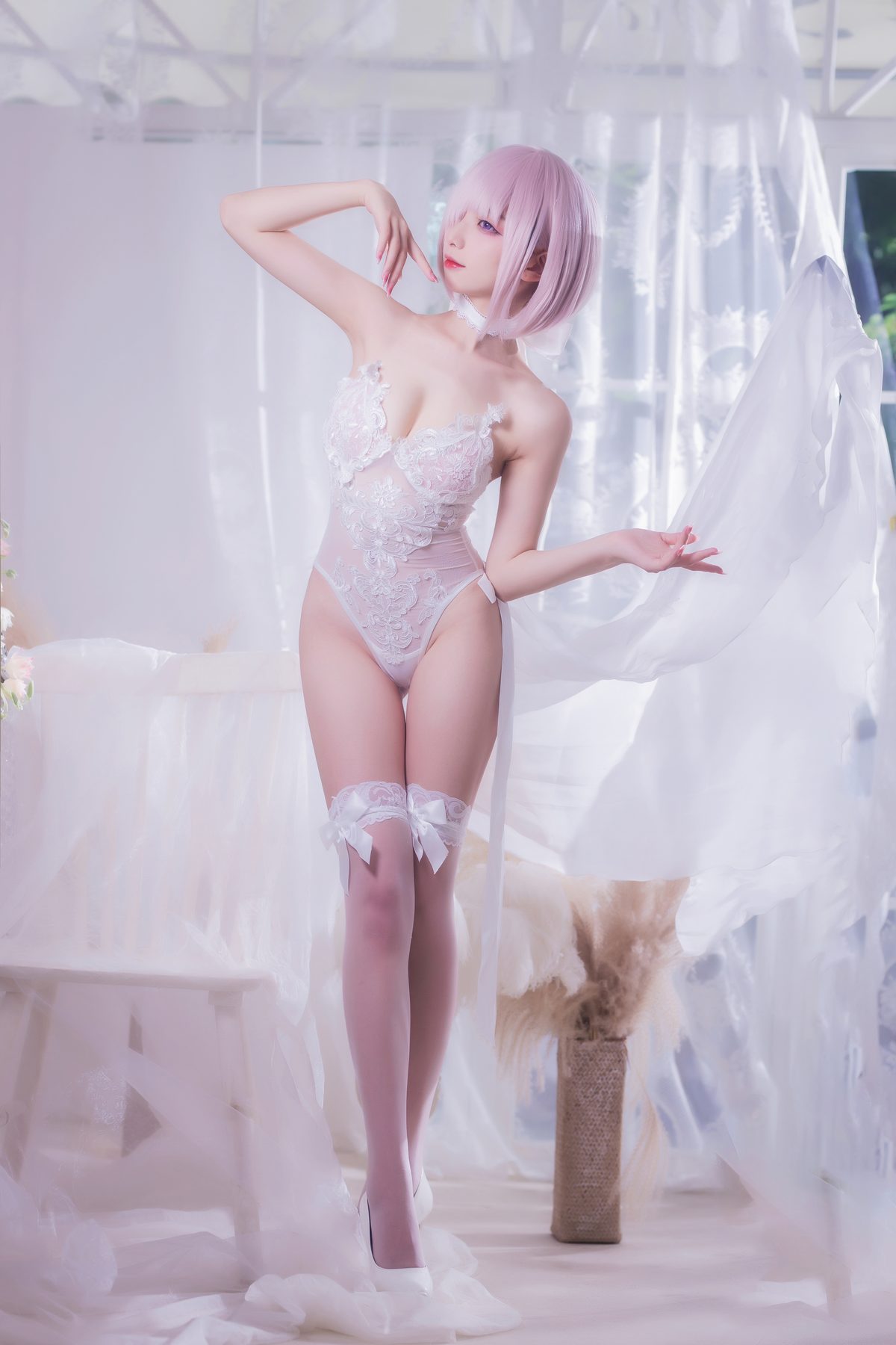 封疆疆v 玛修婚纱 COS写真
