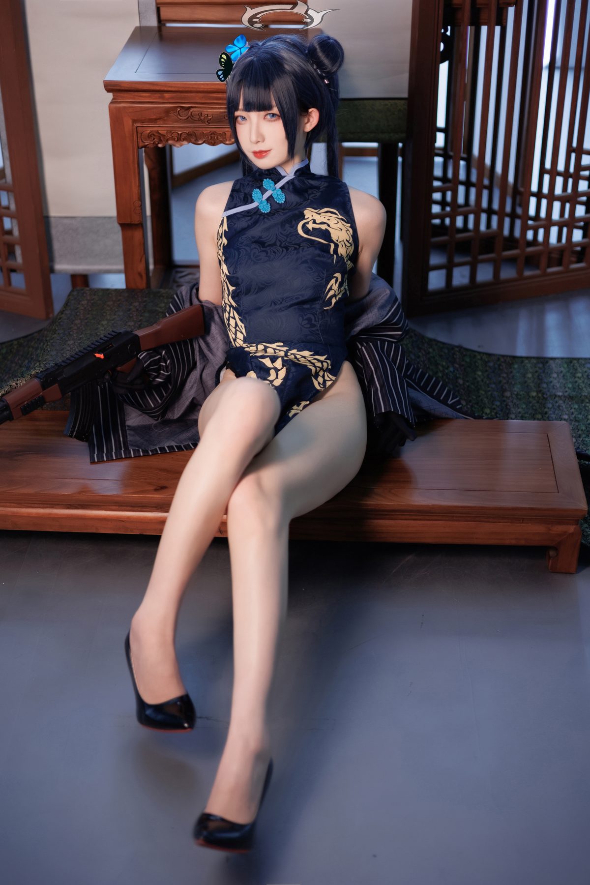 封疆疆v cosplay写真_碧蓝档案妃咲合集 | 封疆疆v COS妃咲全套图包 [34P-348M]