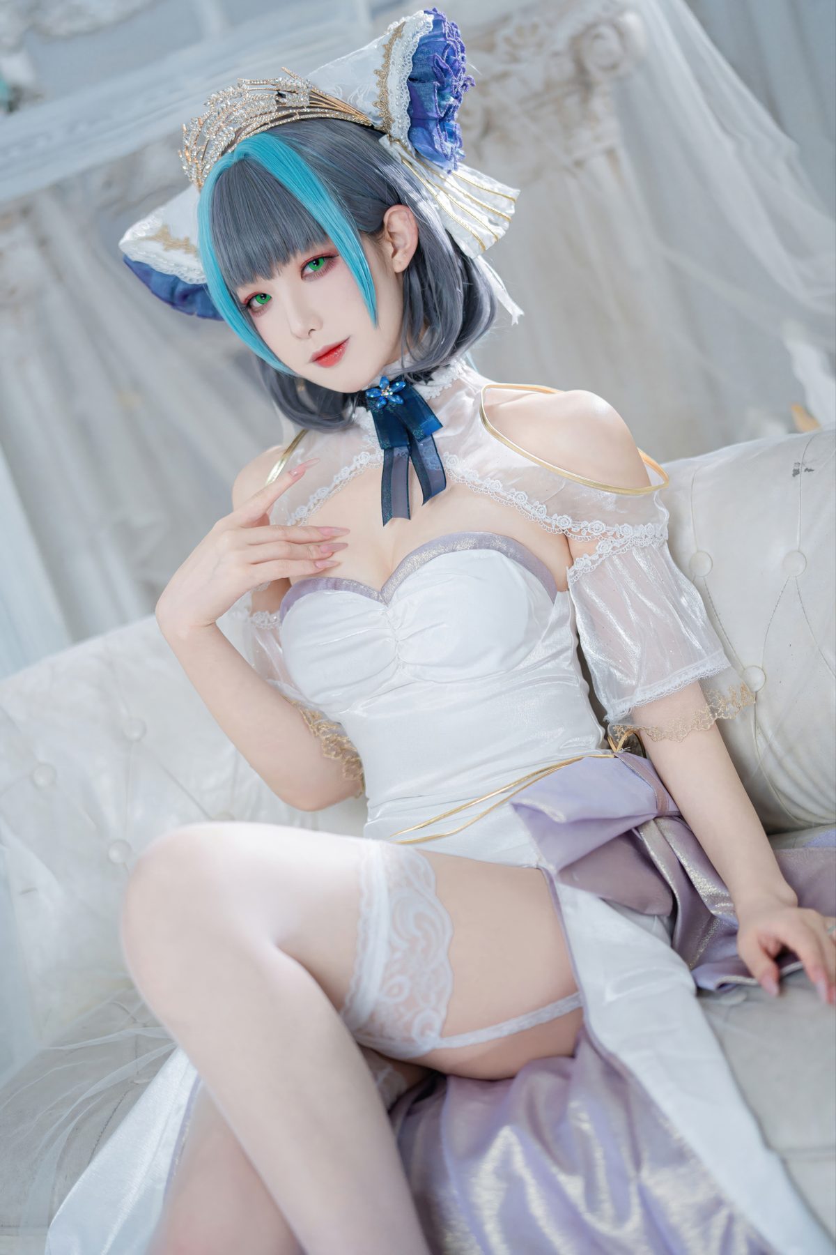 封疆疆v cosplay写真_碧蓝航线柴郡合集 | 封疆疆v COS柴郡全套图包 [18P-367MB]