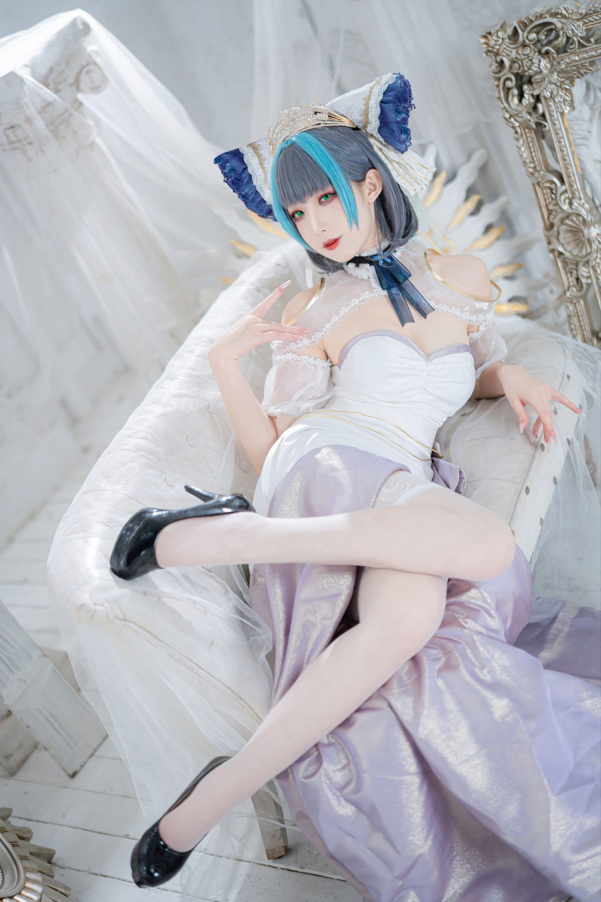 封疆疆v 碧蓝航线 柴郡 COS写真