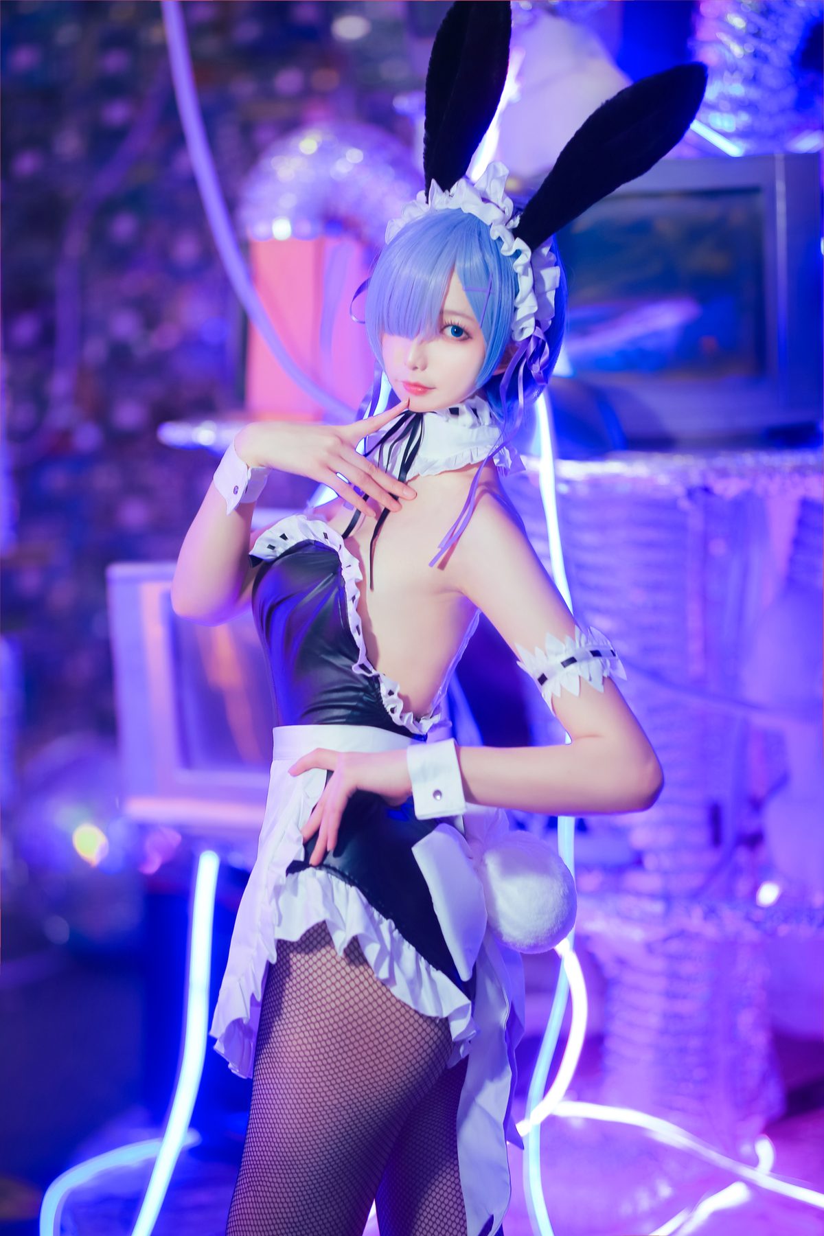 封疆疆v 蕾姆兔女郎 COS写真