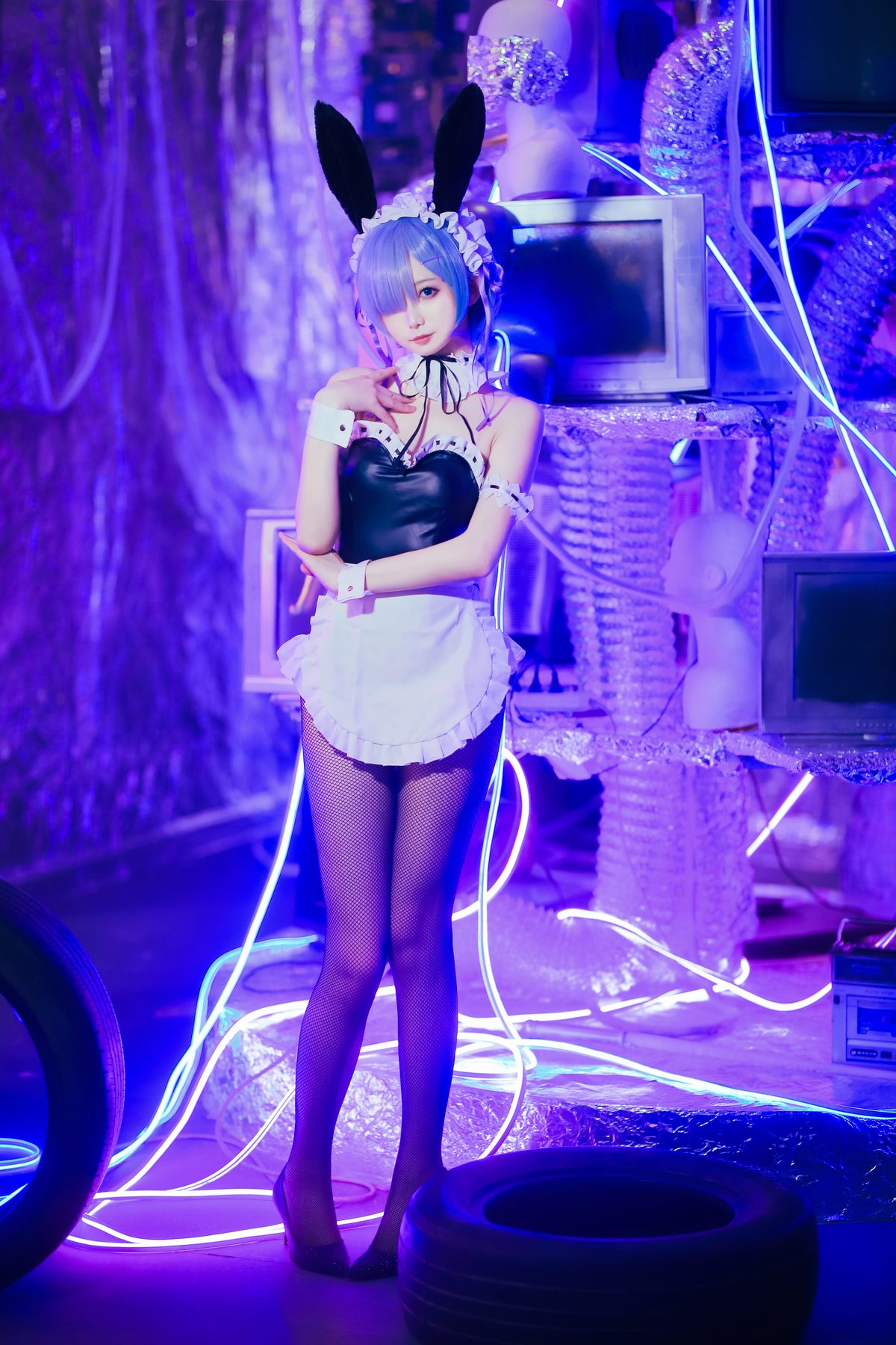 封疆疆v 蕾姆兔女郎 COS写真