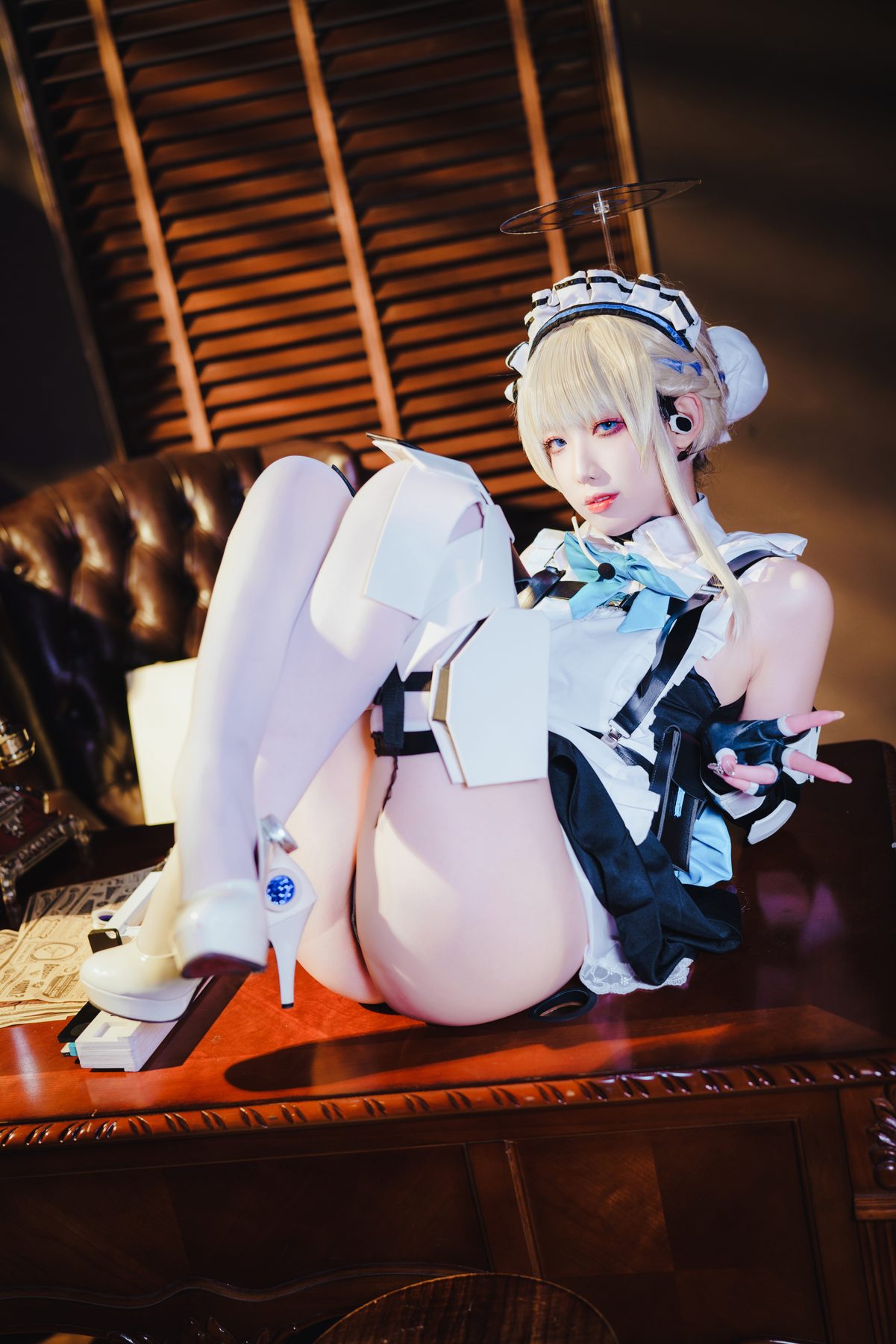 封疆疆v 飞鸟马时 女仆 COS写真
