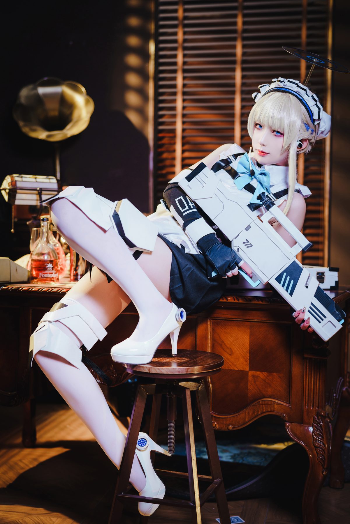 封疆疆v 飞鸟马时 女仆 COS写真