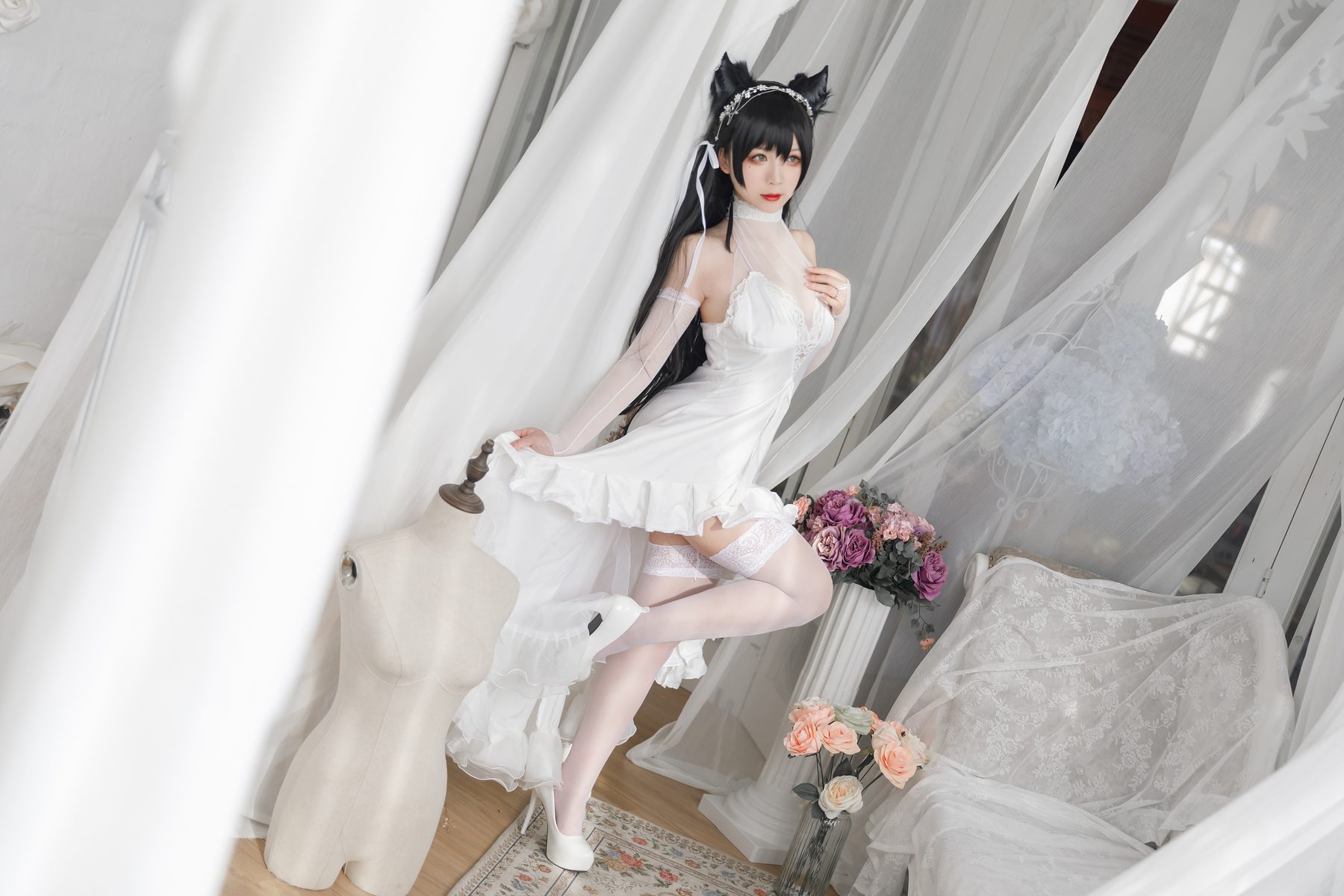 樱落酱 爱宕花嫁 COS写真