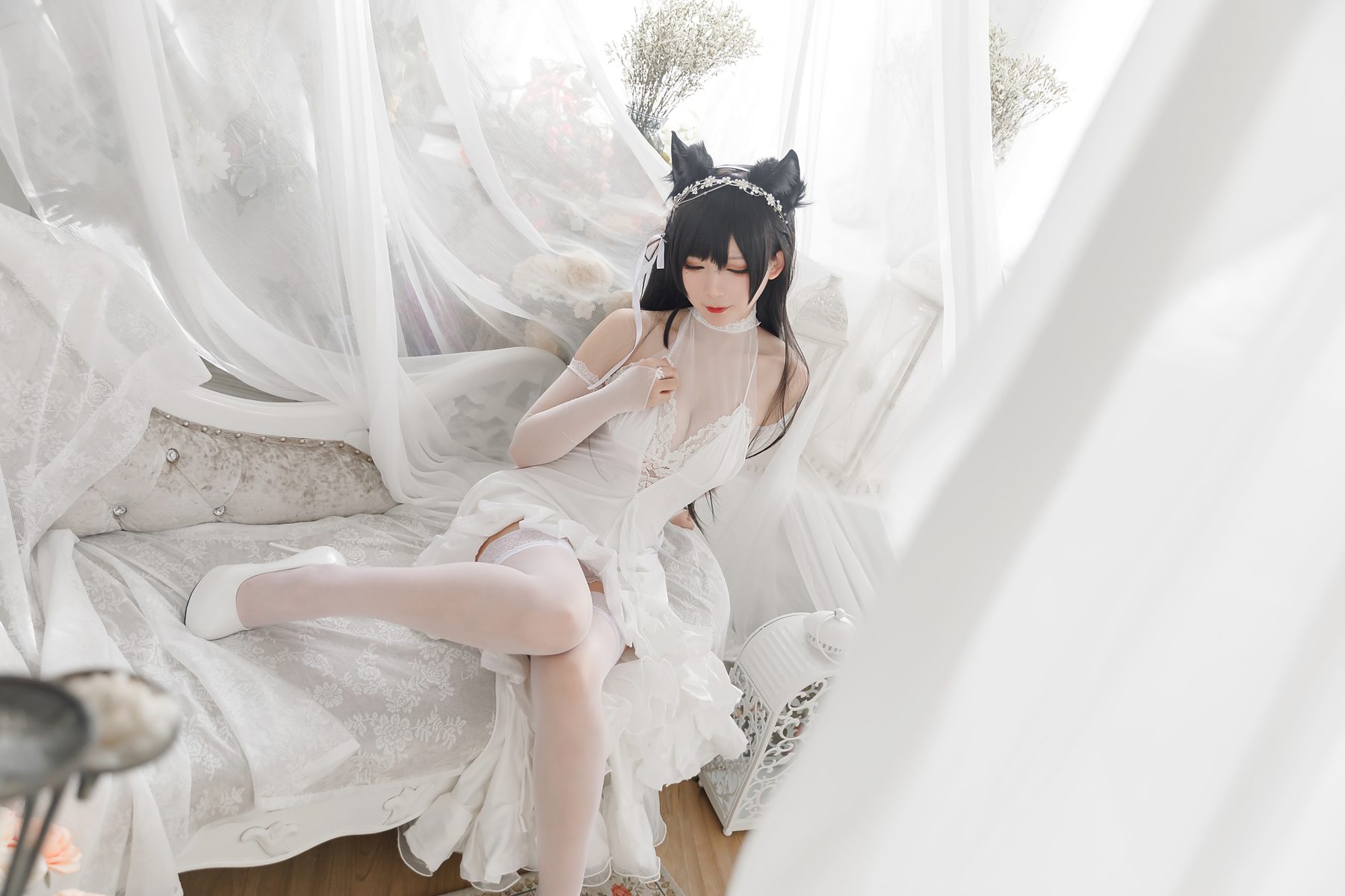 樱落酱 爱宕花嫁 COS写真