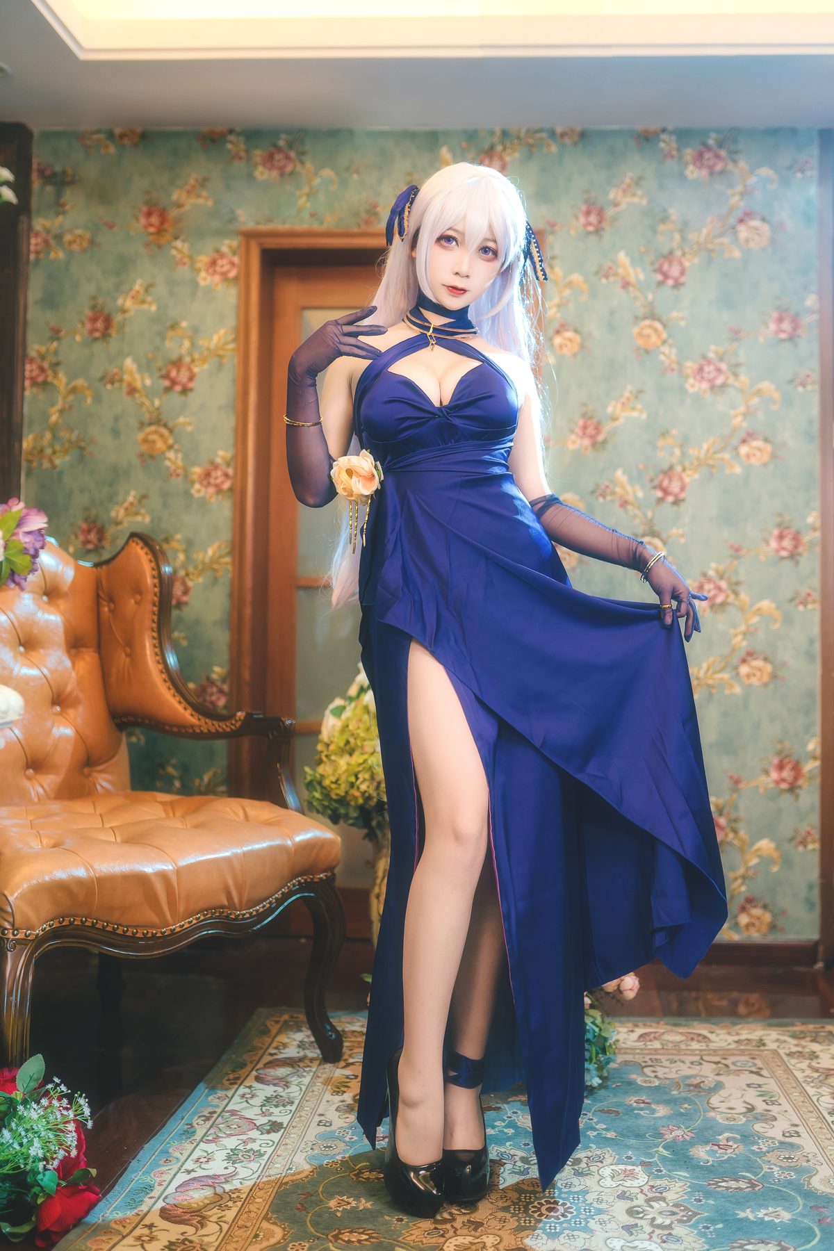 樱落酱 贝法礼服 COS写真