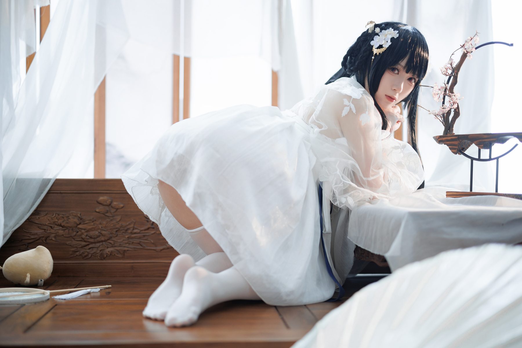 樱落酱 cosplay写真_逸仙膏发凝脂合集 | 樱落酱 COS逸仙全套图包 [31P-159MB]