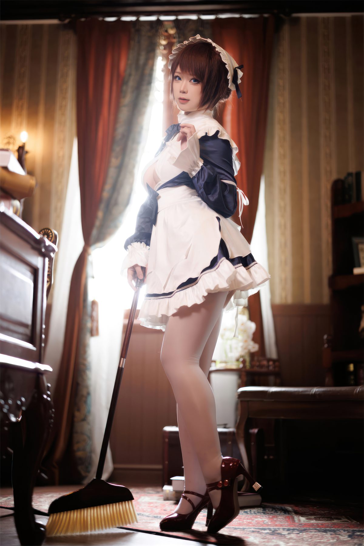 樱落酱w 屑屑女仆长 COS写真