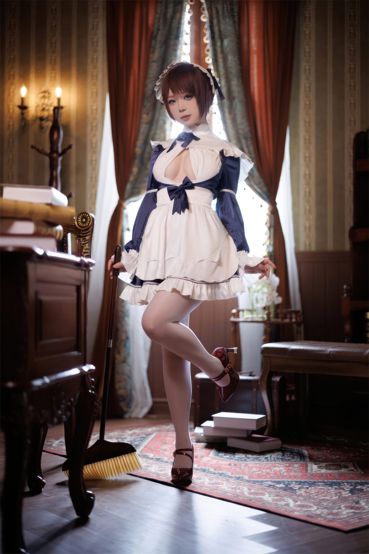 樱落酱w 屑屑女仆长 COS写真