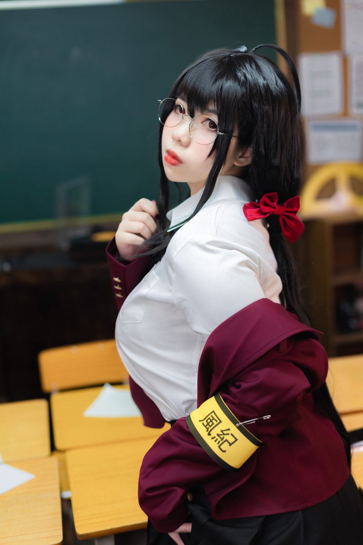 魅瞳Meroko 大凤JK COS写真