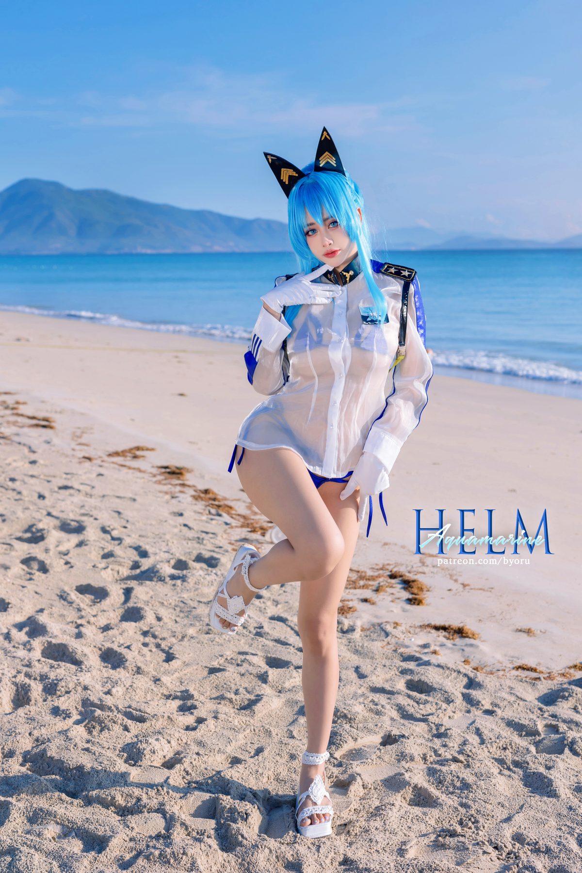 Byoru Helm Aquamarine - NIKKE - Part 2 COS写真