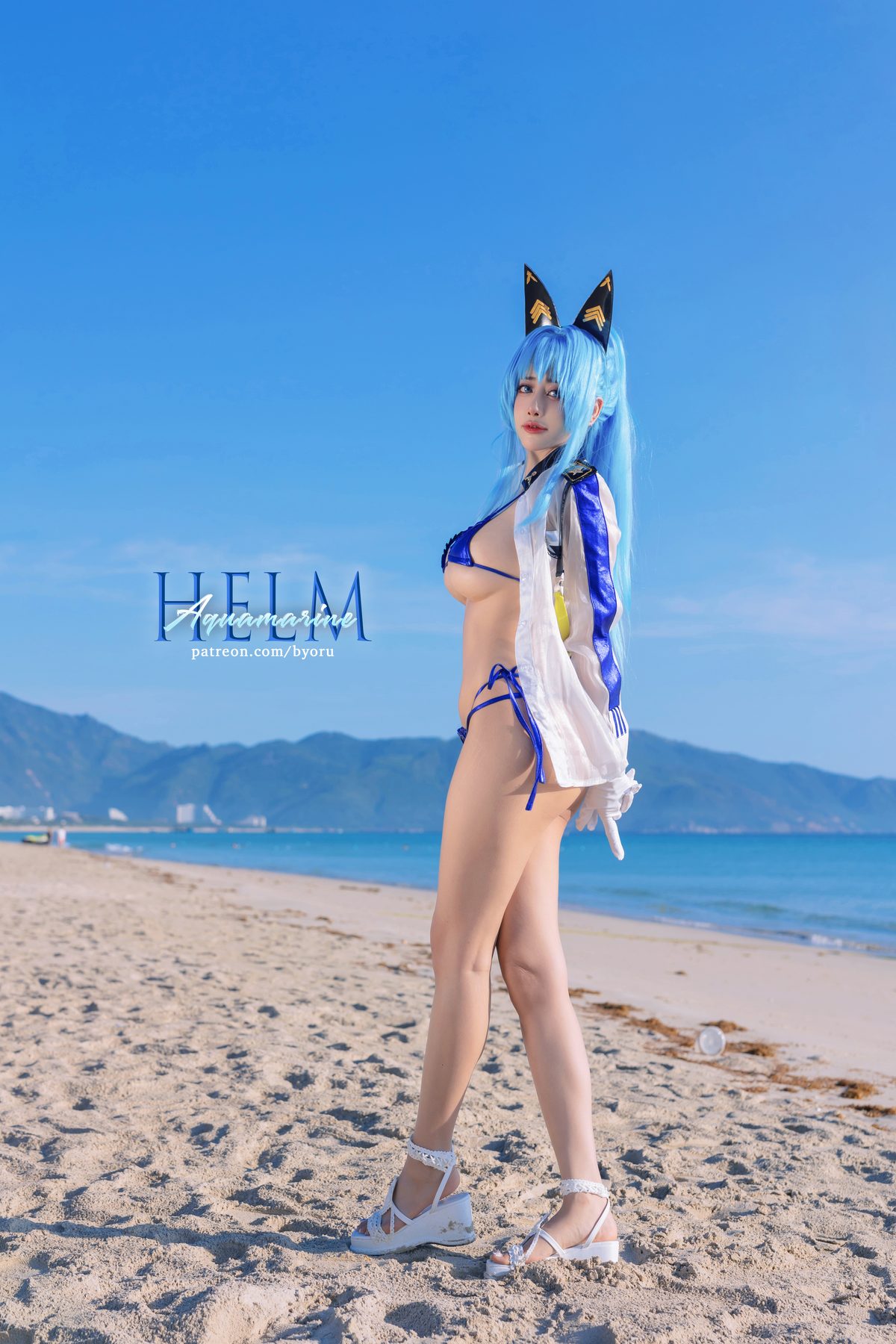Byoru Helm Aquamarine - NIKKE - Part 2 COS写真
