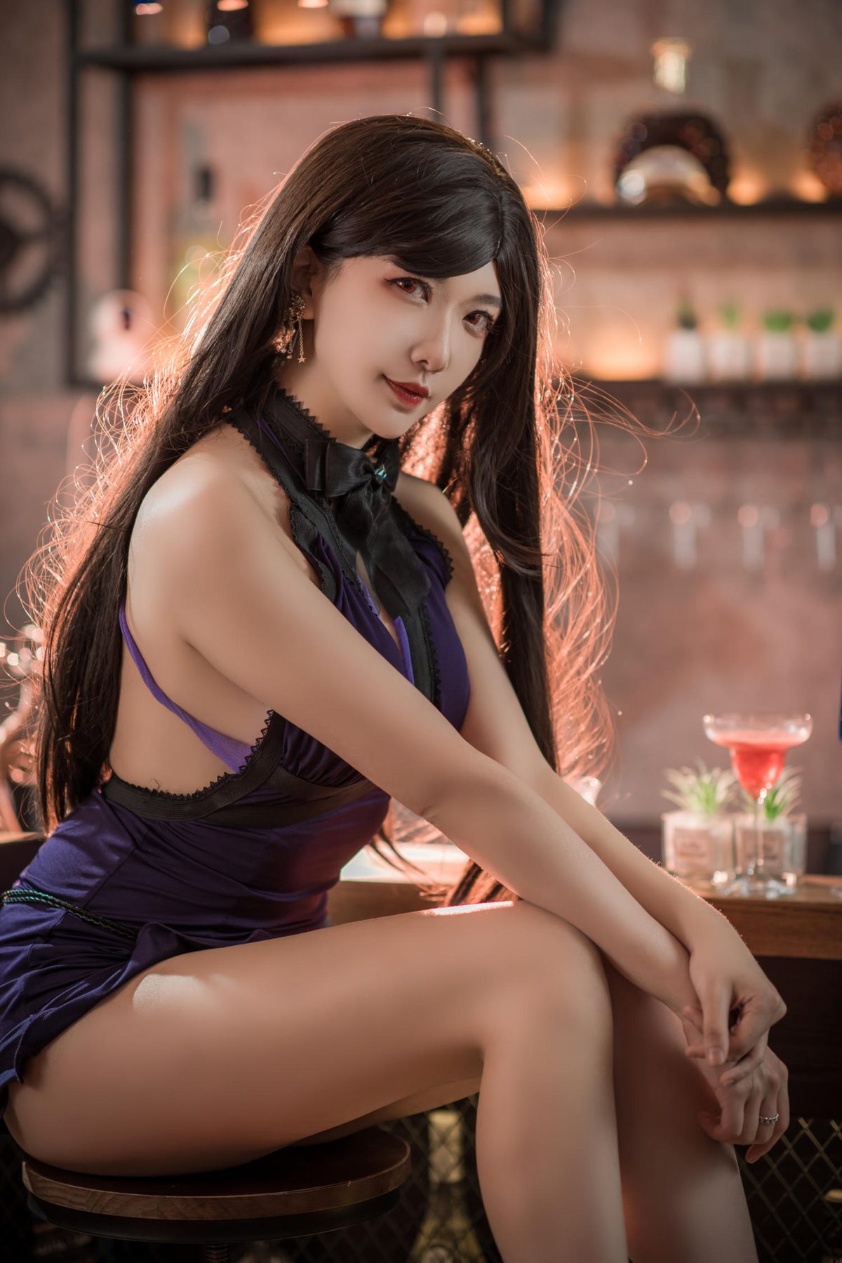源纱希喵喵喵 蒂法礼服 COS写真