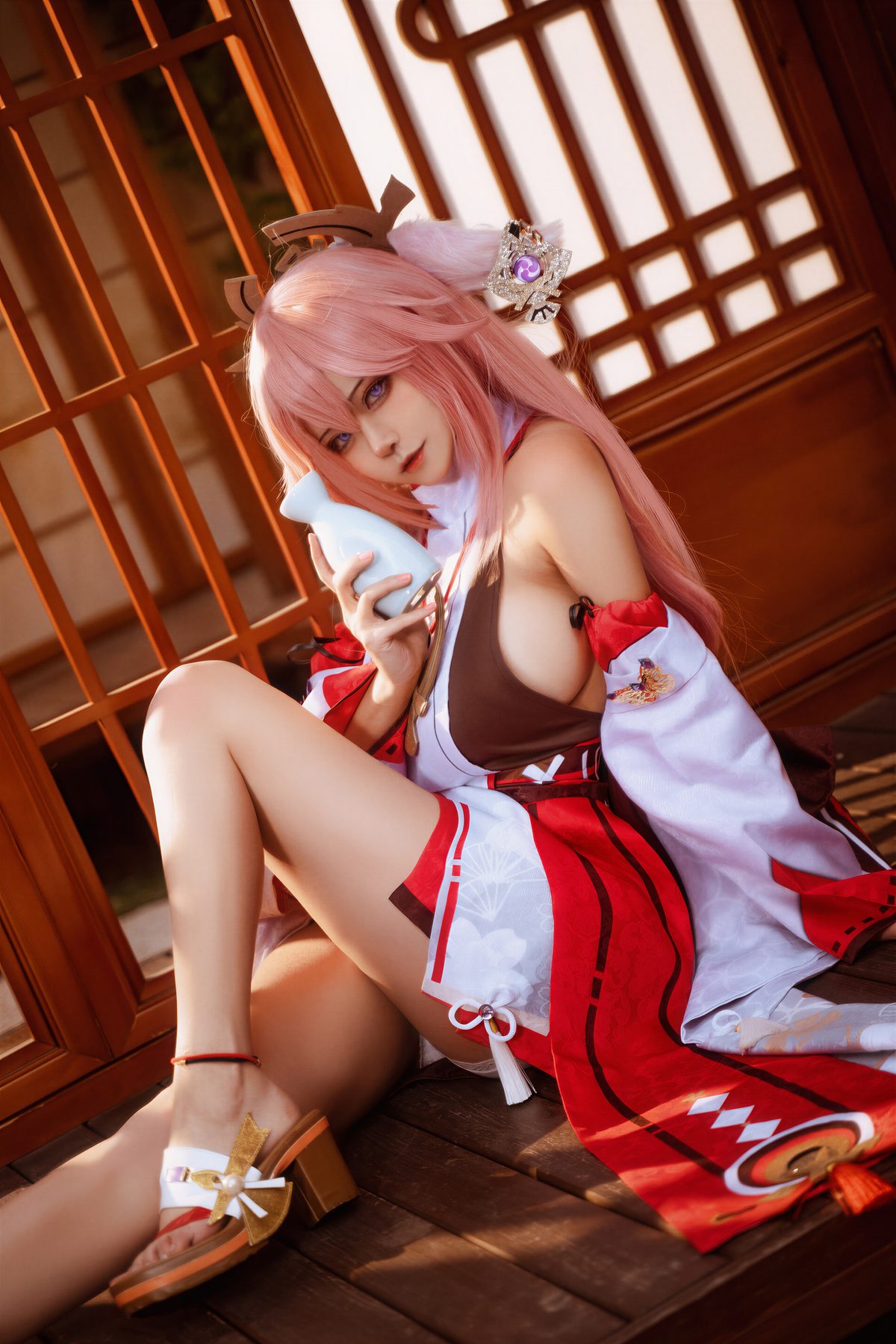Seya 狮砸 原神 八重神子 COS写真