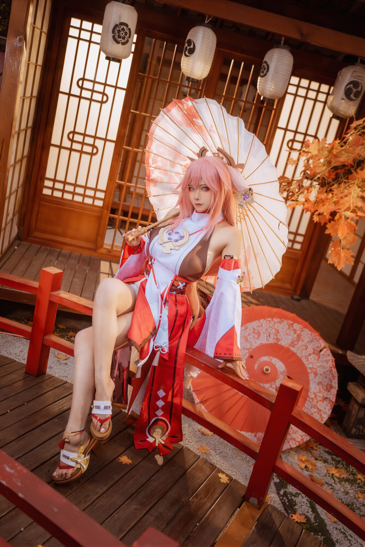 Seya 狮砸 原神 八重神子 COS写真
