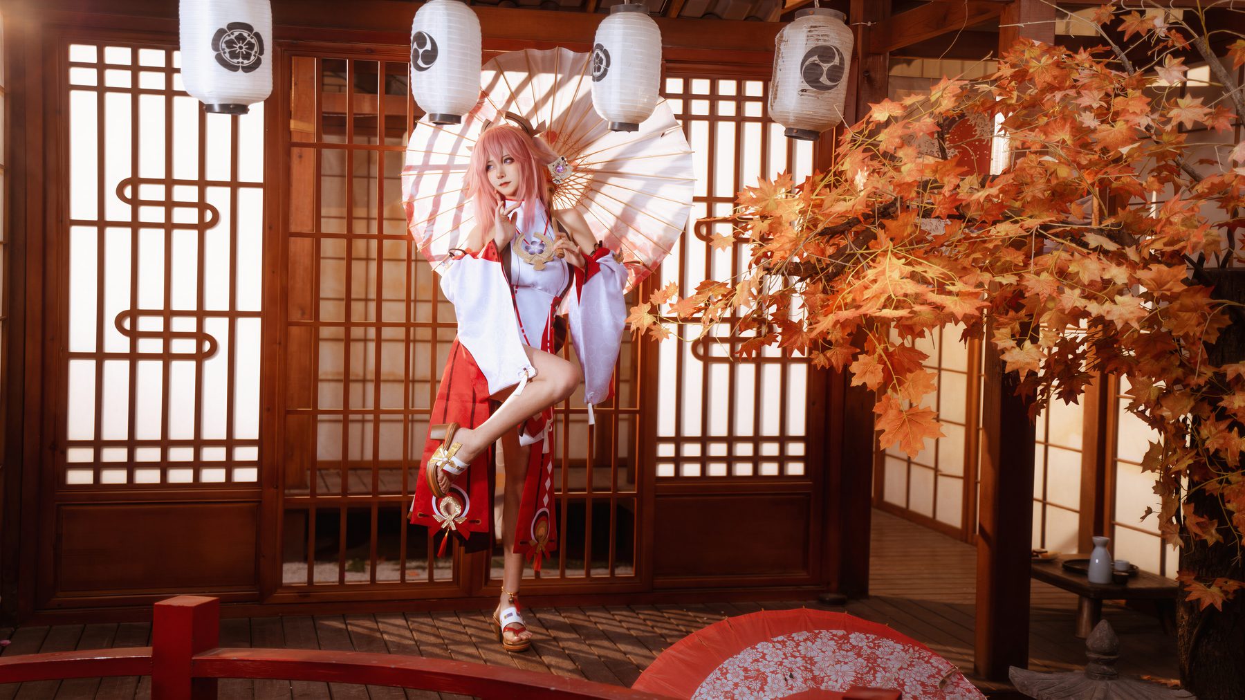 Seya 狮砸 原神 八重神子 COS写真
