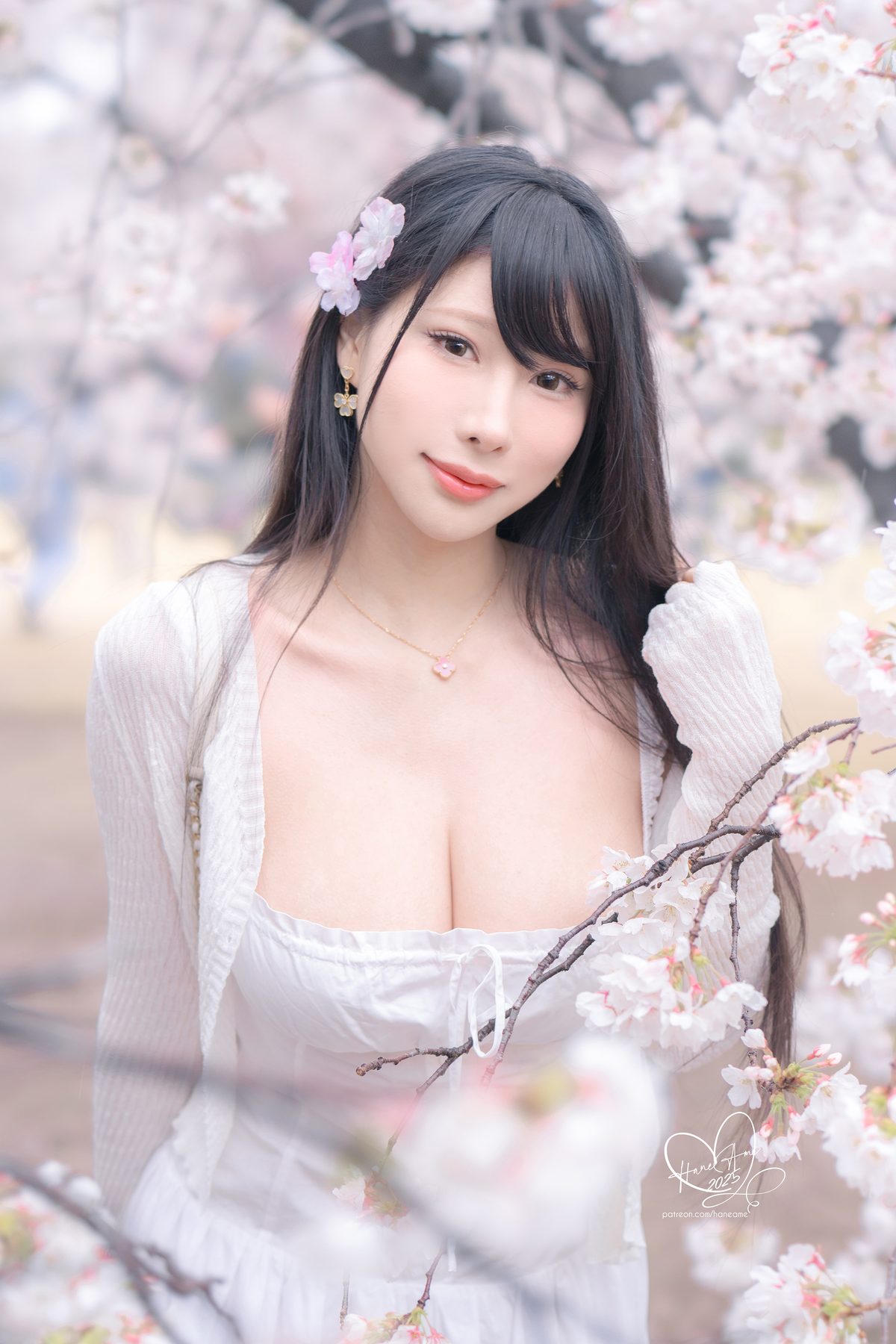 HaneAme雨波 2025年05月订阅 原创 雨樱下的约定 COS写真