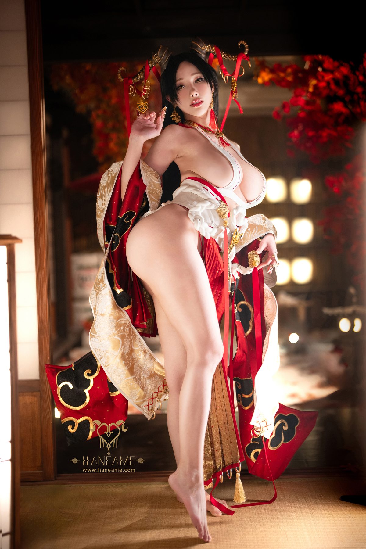 HaneAme雨波 邪羊巫女 原创写真集 Vol 10 COS写真