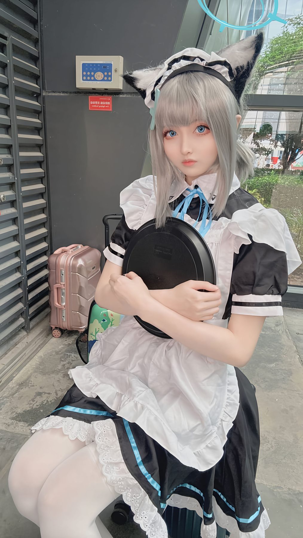 山崎怜 蔚蓝档案 砂狼白子 COS写真
