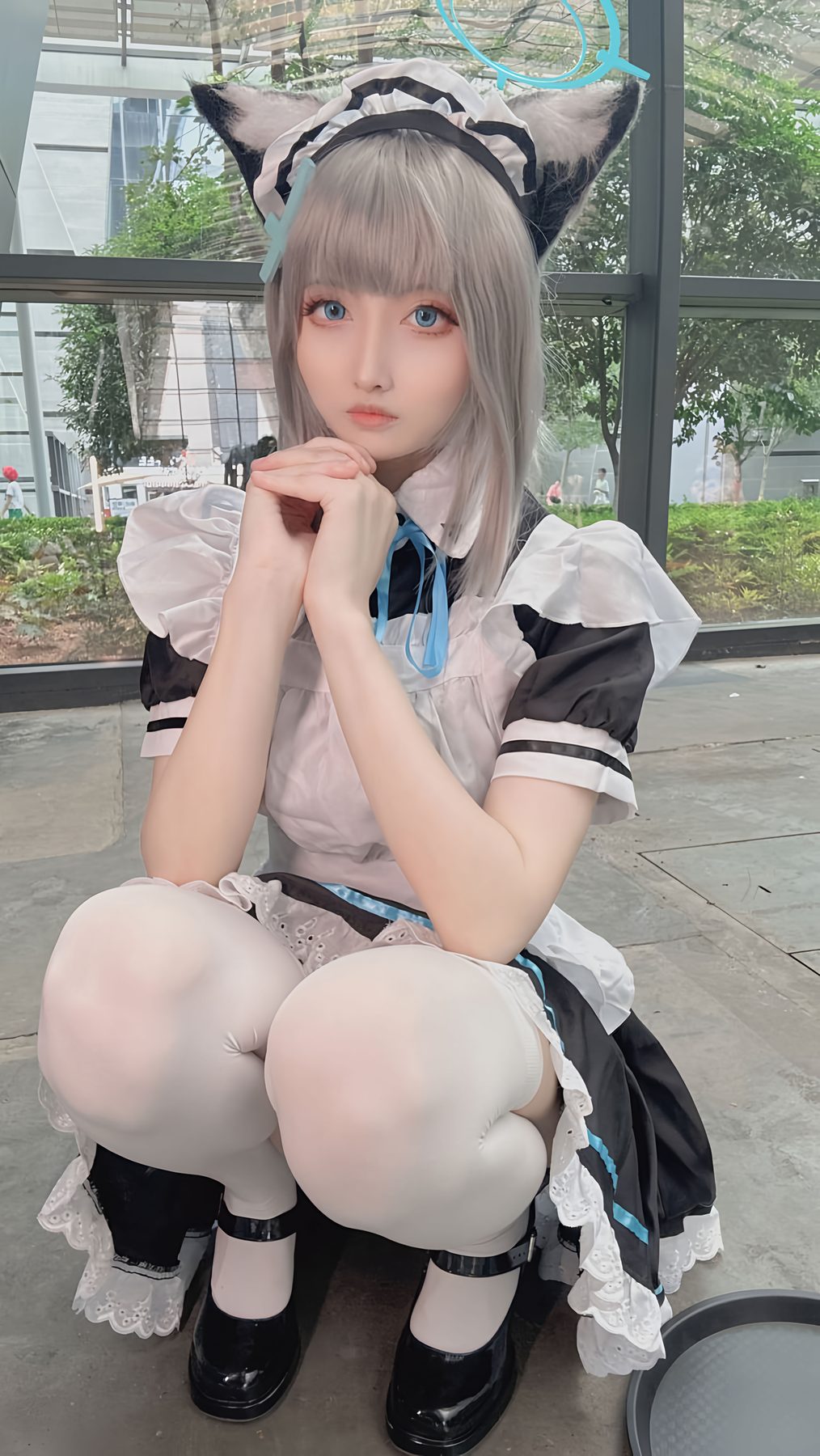 山崎怜 蔚蓝档案 砂狼白子 COS写真