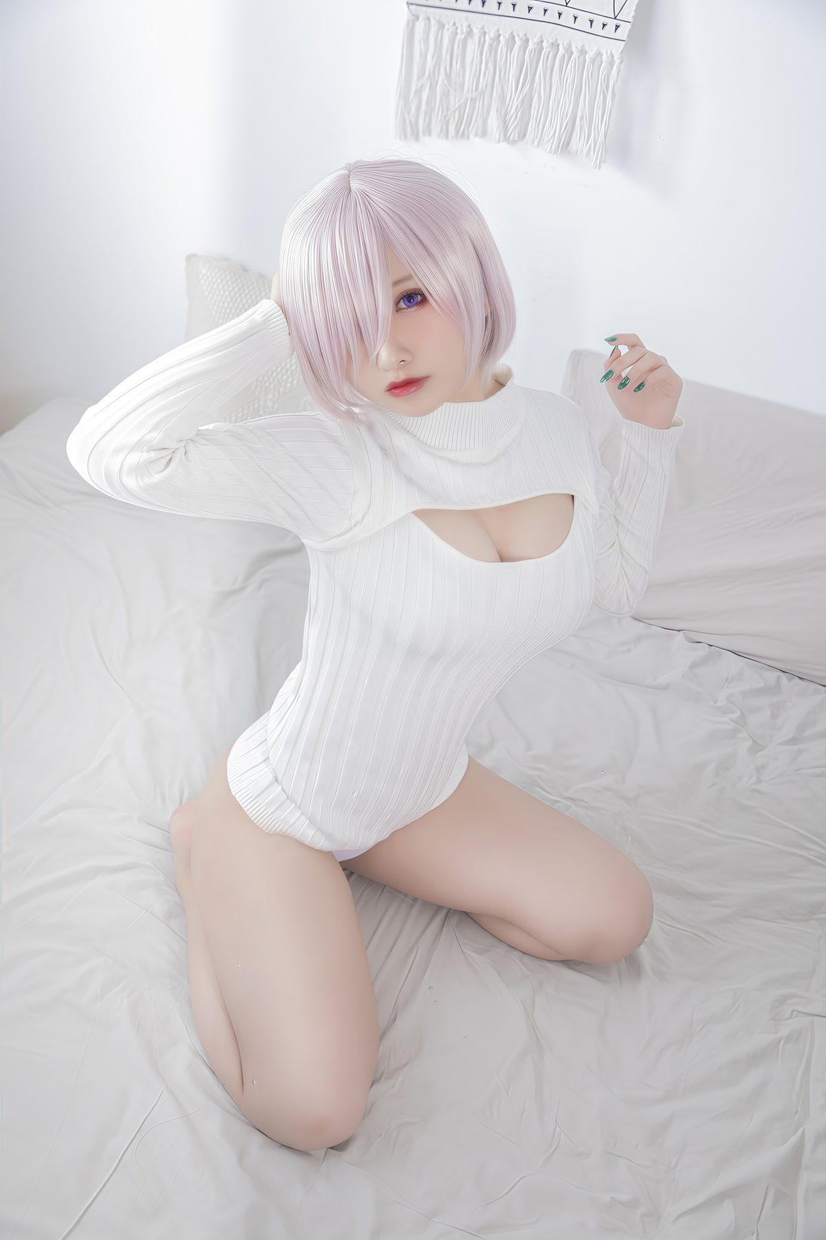 洛璃LoLiSAMA 玛修 基列莱特 开胸毛衣 COS写真