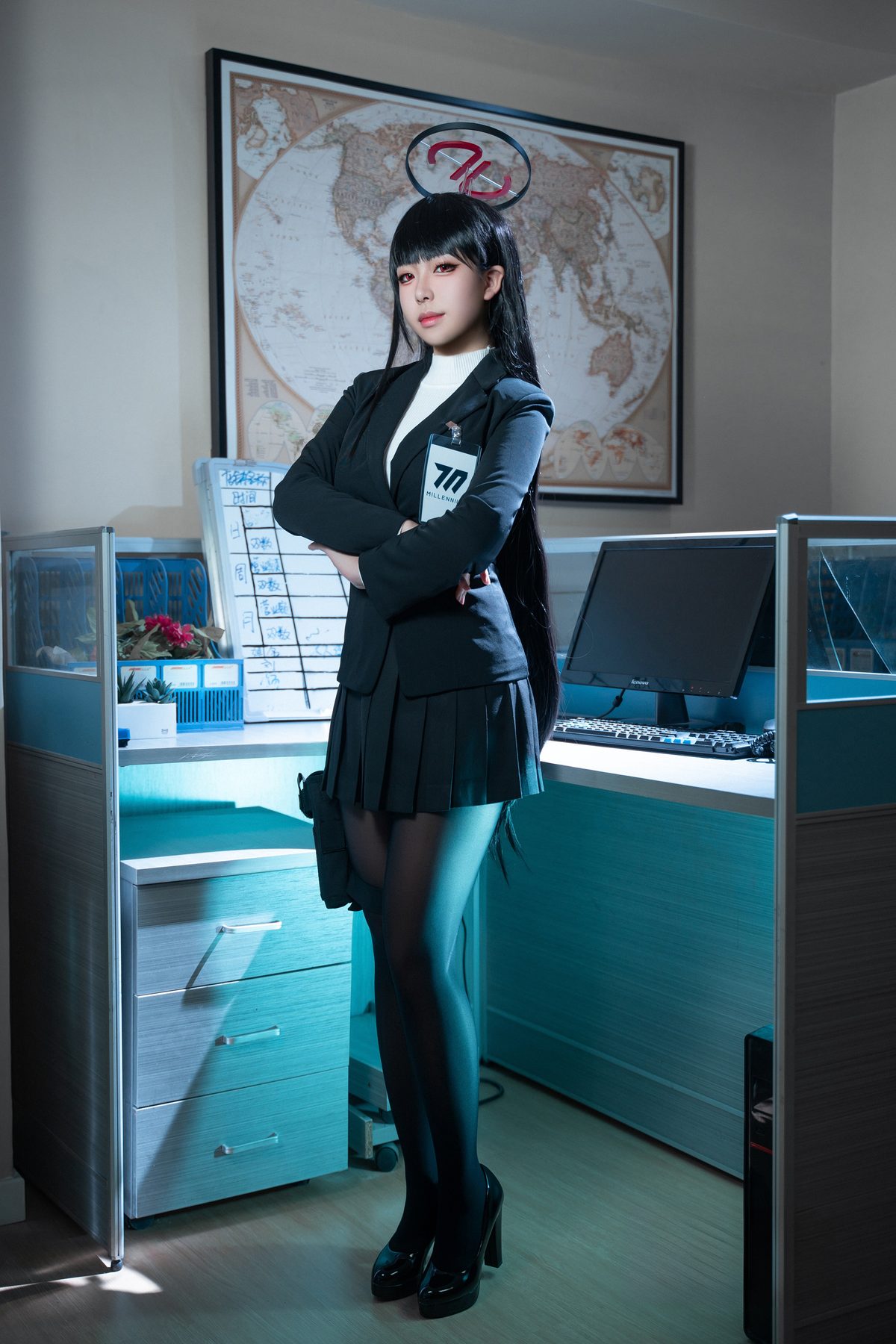 虎森森 蔚蓝档案 调月莉音 COS写真