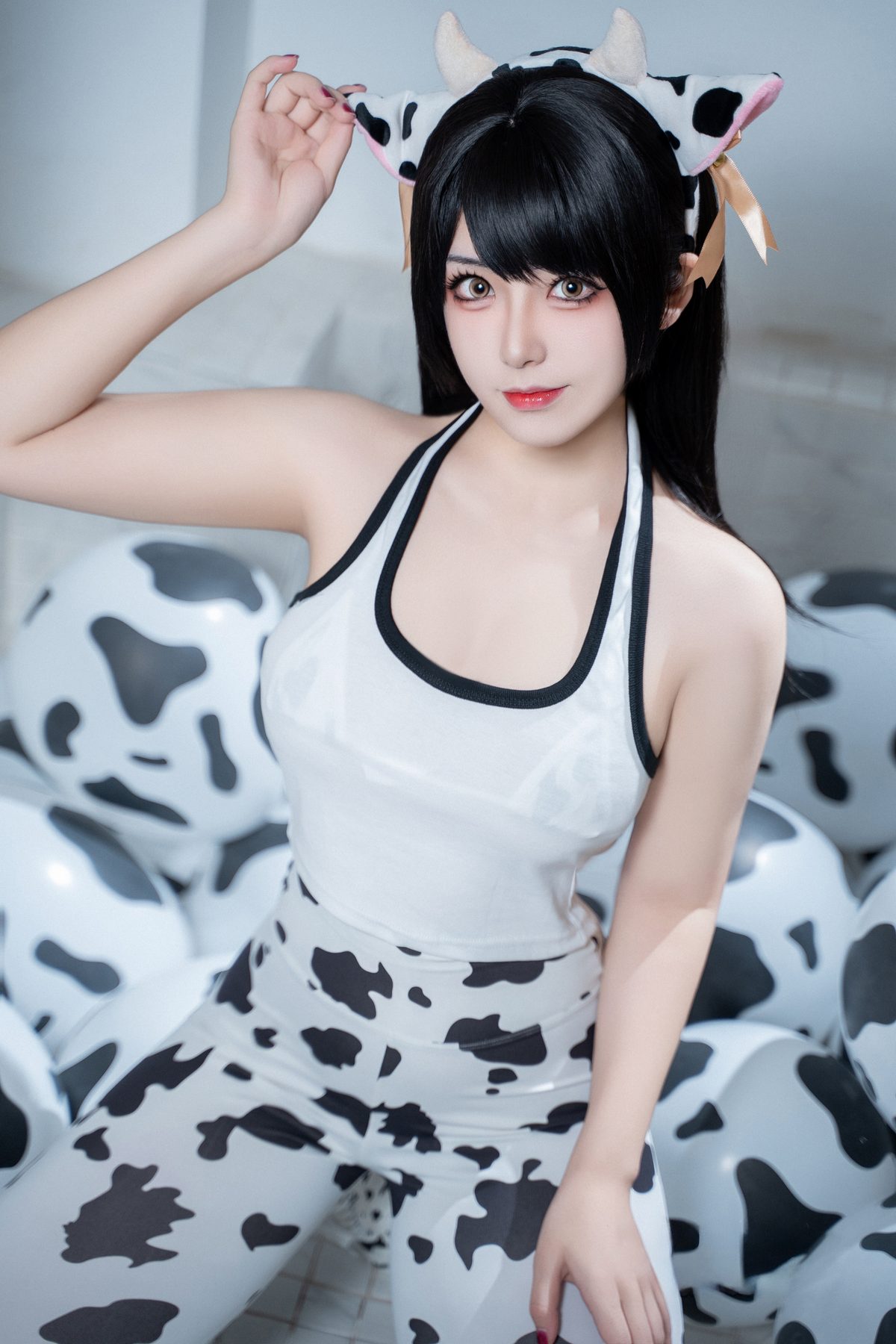 虎森森 小奶牛 COS写真