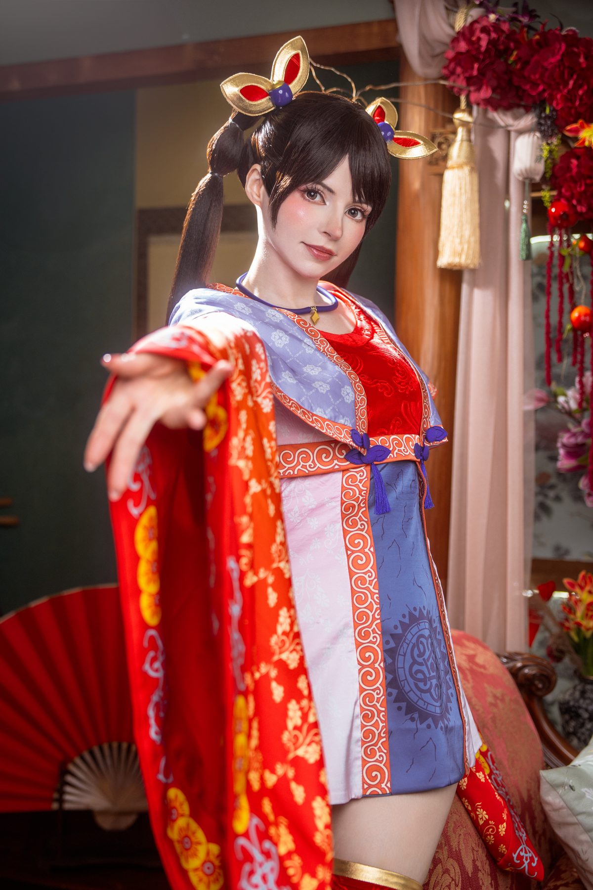 Peach milky Da Qiao COS写真